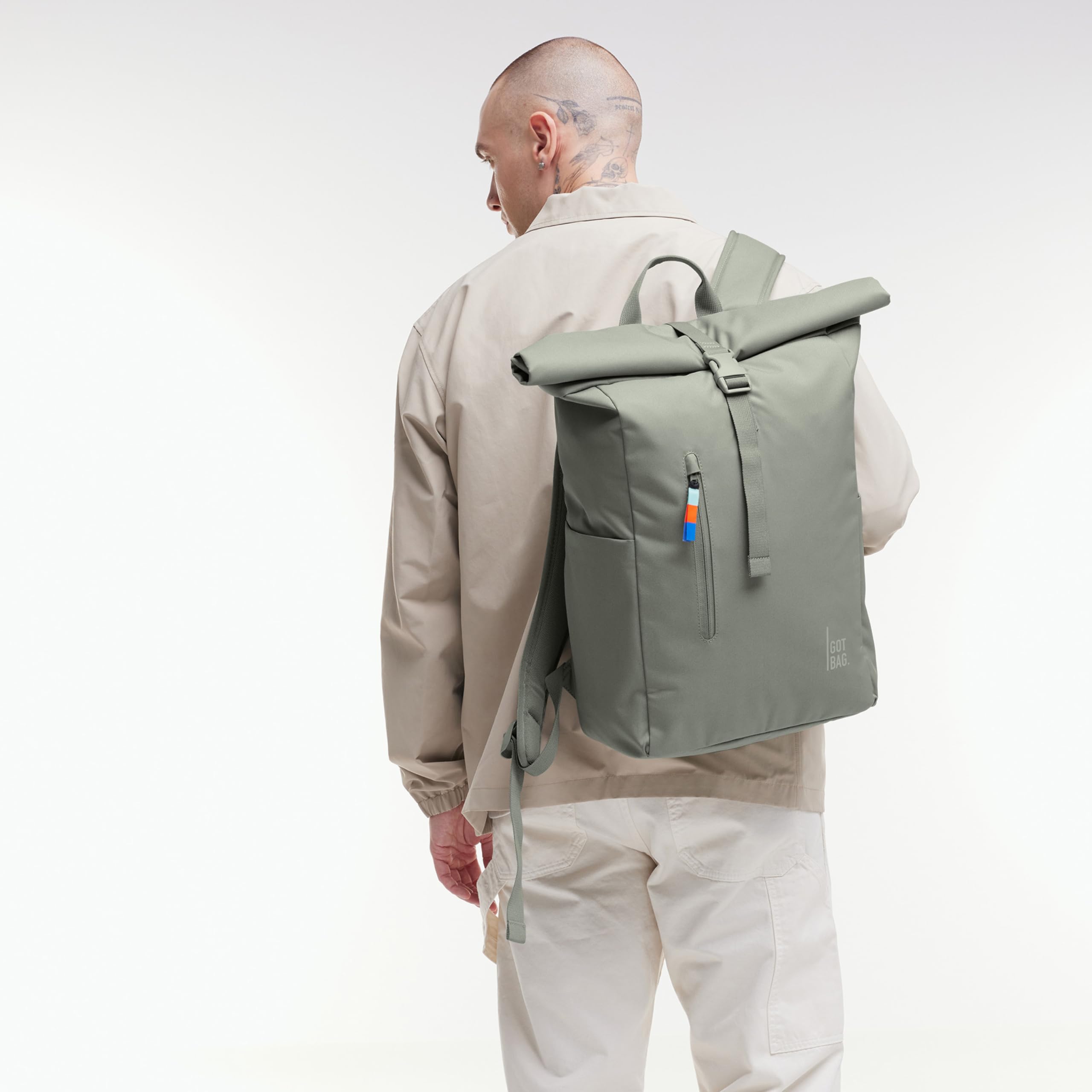 GOT BAG Zaino Rolltop Easy | Zaino porta PC per laptop 16 | Roll backpack da 31 litri di capacità