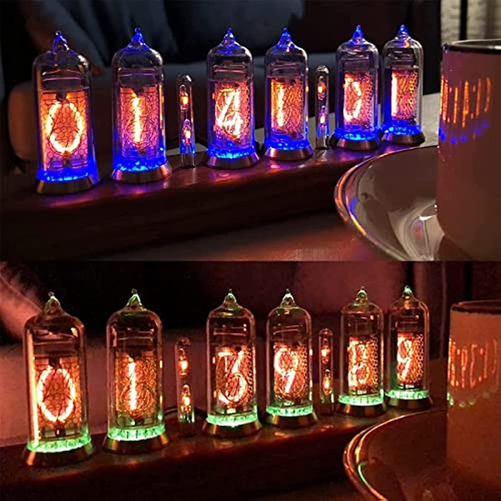 Amazon.co.jp: ニキシー管時計、IN-14 ニキシーデジタル管時計、アプリ