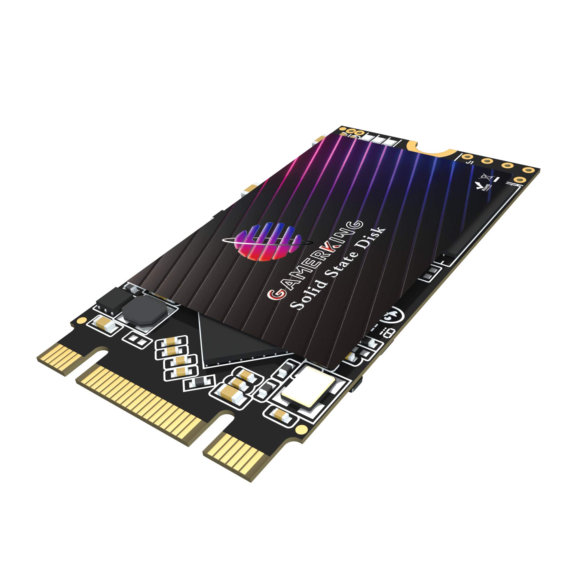 Amazon | GamerKing M.2 2242 SSD 128GB SATA III 6Gb/s NGFF 内蔵型