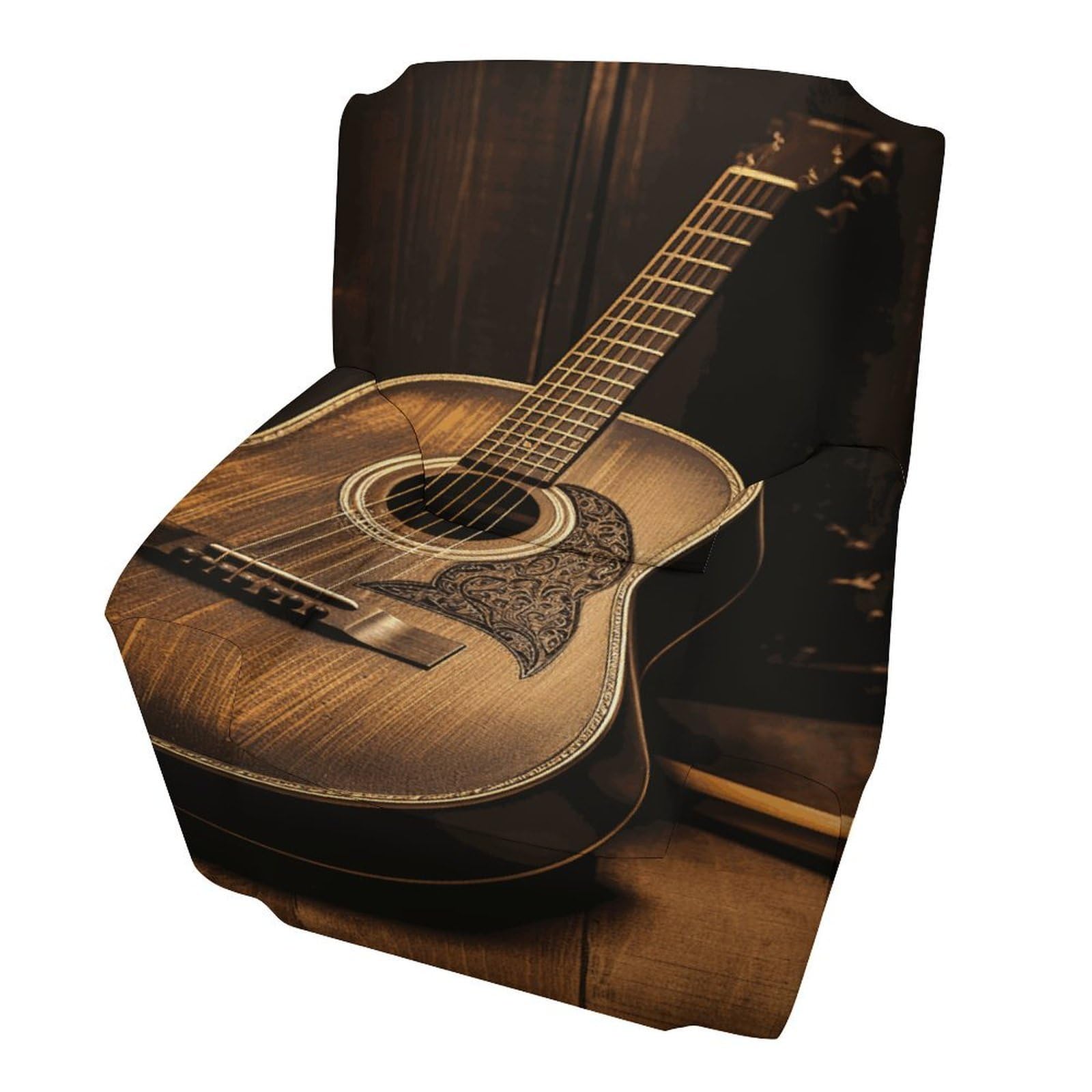 Fekiloot Style Old West Guitar Couch Cover Sofa Cover Sofa Slipcover