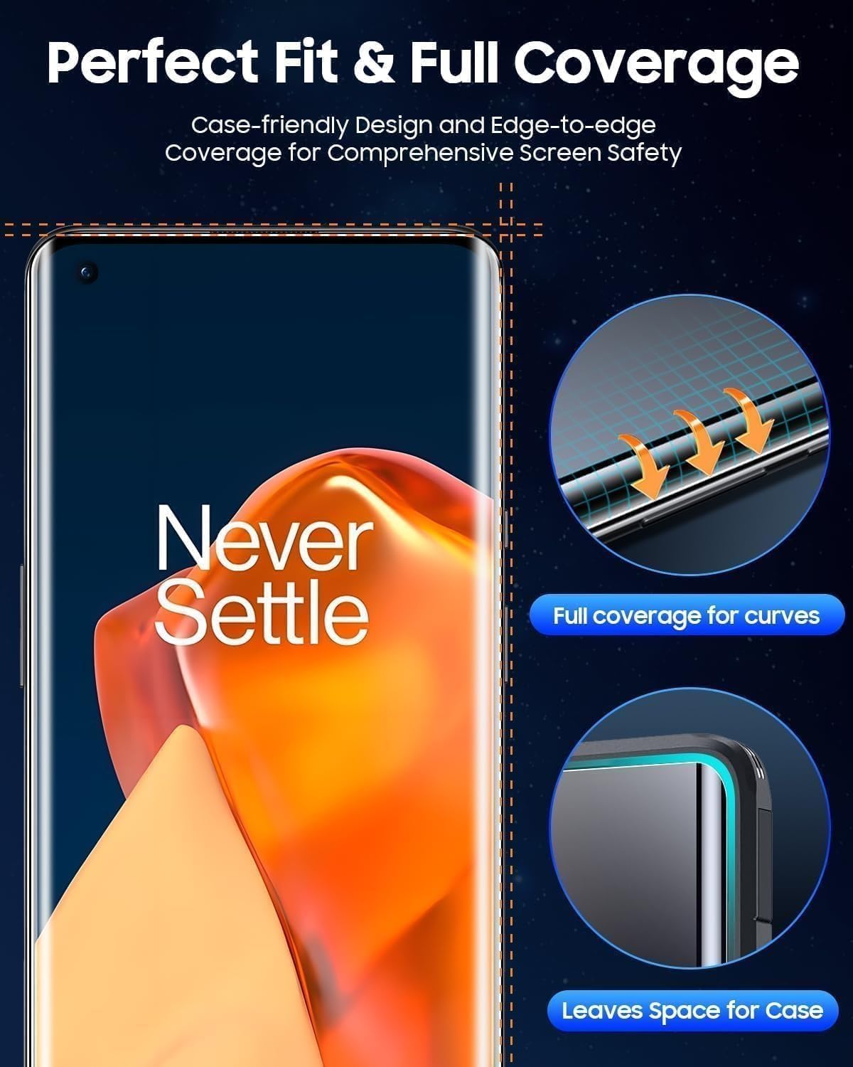 Mothca Premium Curved UV Tempered Glass Screen Protector for Realme GT 6 / GT 6T | HD Clear | Full Screen Coverage (Pack of 1) — Amazon image 4
