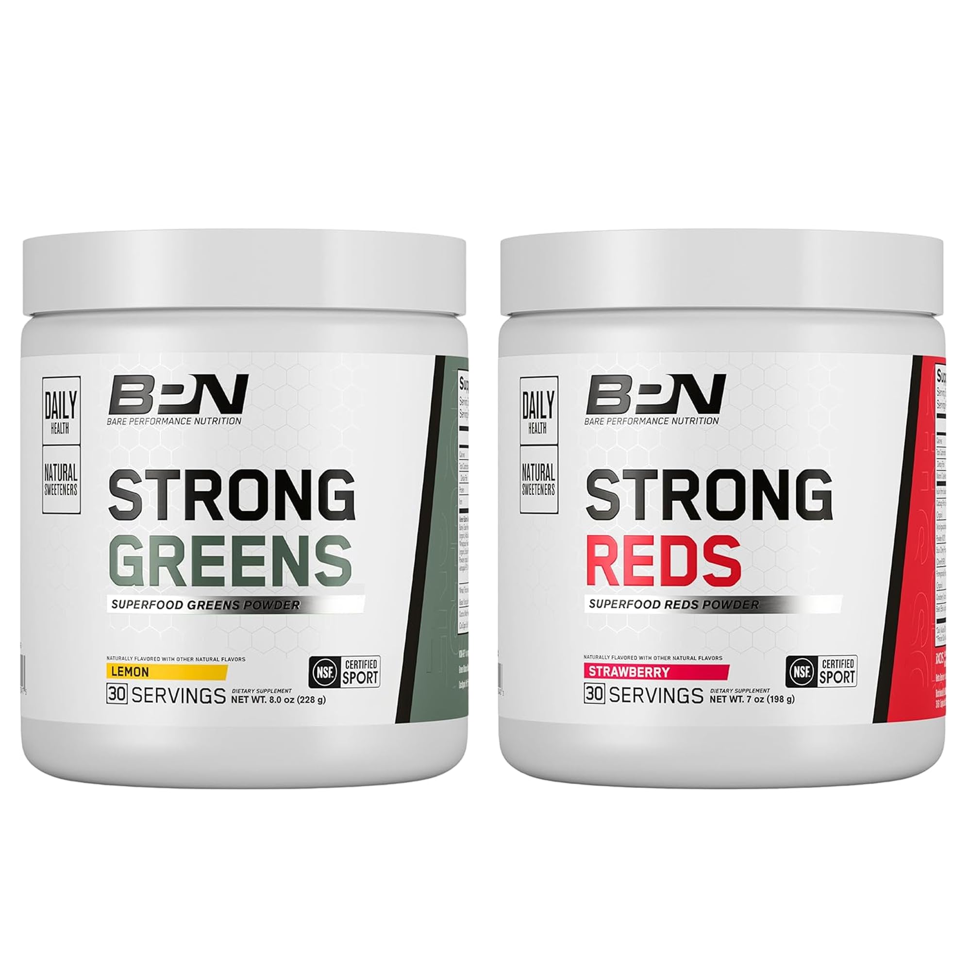 Amazon.com: BARE PERFORMANCE NUTRITION BPN Strong Greens (Lemon