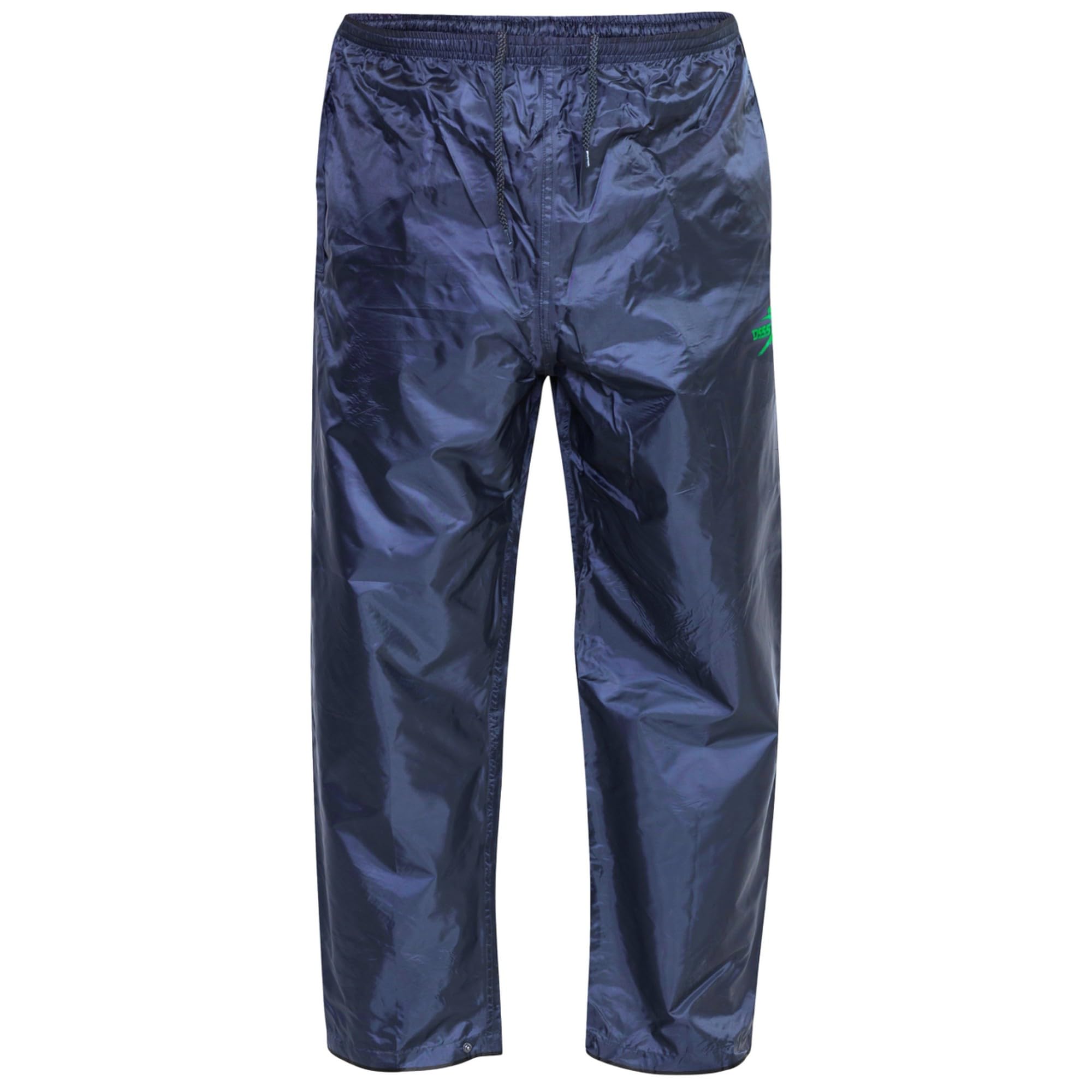 D555 Duke Mens Elba Big Tall Packaway Waterproof Trousers - Navy - 6XL