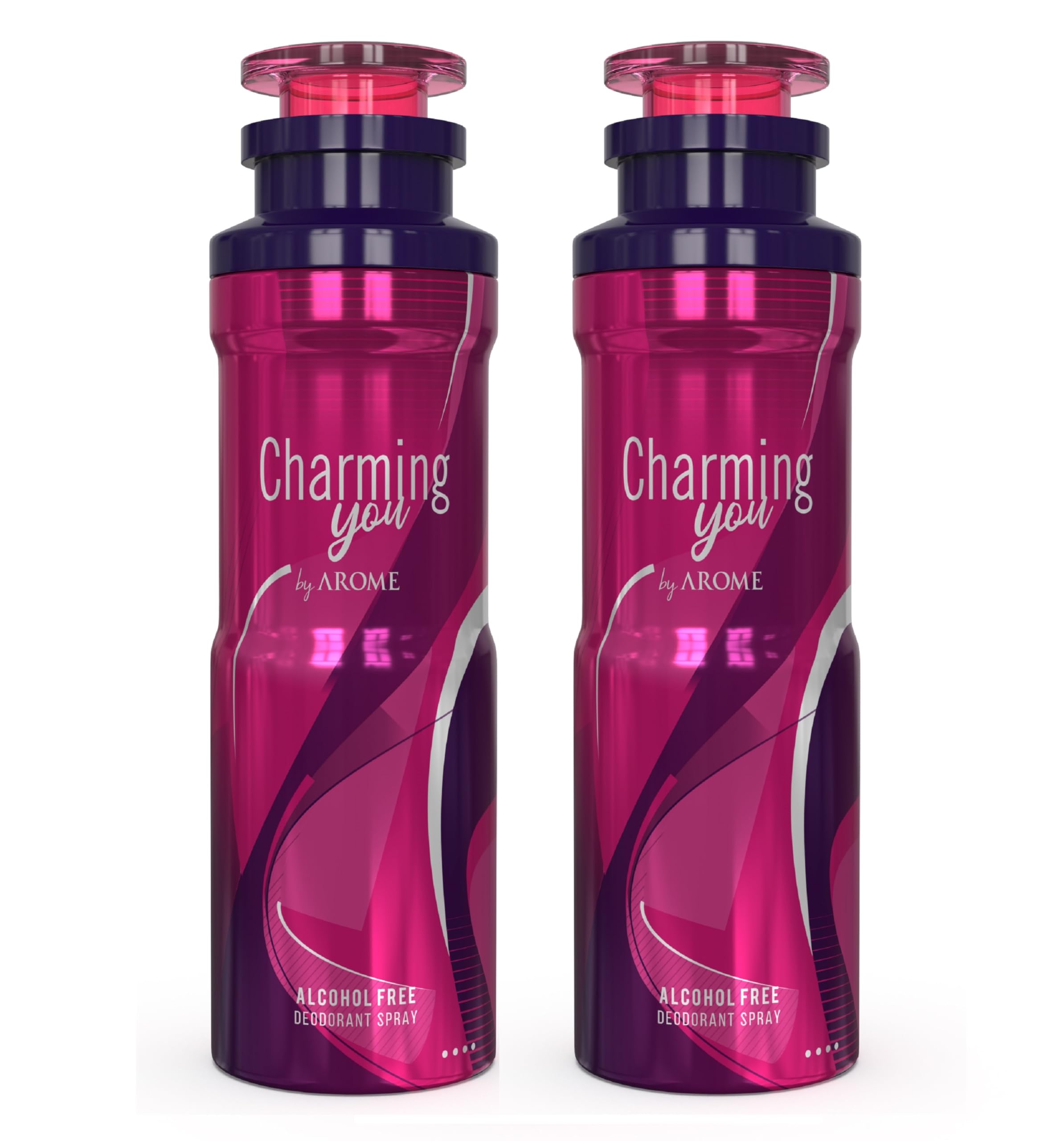 AROCHEM Charming You Deo Spray 200 ml, Alcohol free -Pack of 2-image-27