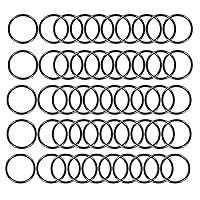 Vista 6 de [50 piezas] Juntas tóricas de goma de nitrilo 0.354 in de diámetro exterior 0.276 in ID 0.039 in de ancho, junta métrica de sellado Buna-N
