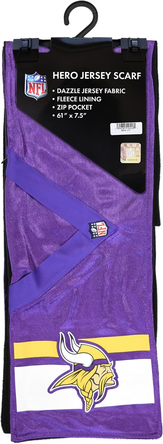 Littlearth NFL unisex-adult Nfl Hero Jersey Scarf