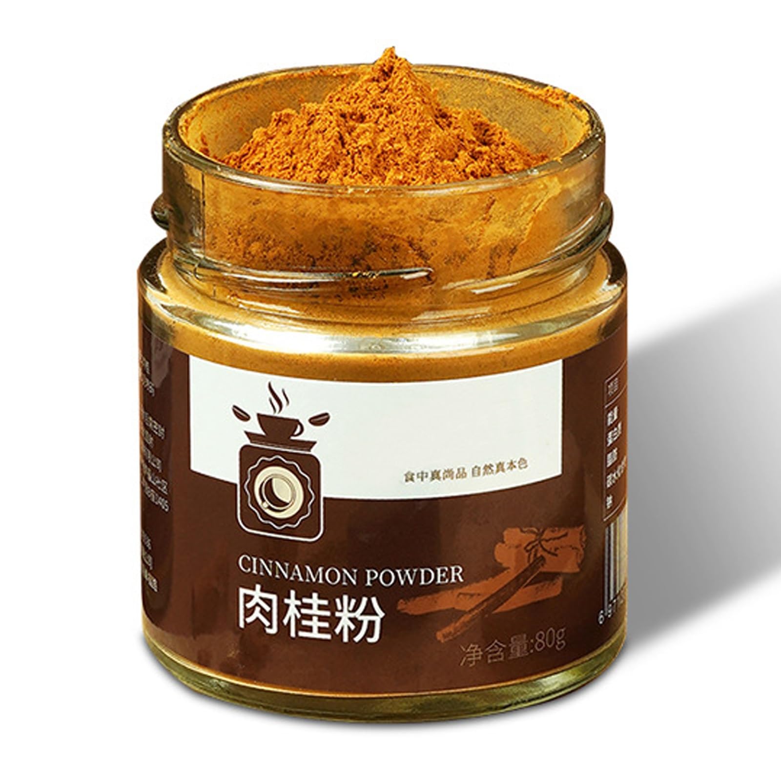 2.8 Onzas, Canela en Polvo Orgánica Sin OMG, de Primera Calidad, Sin Gluten, Perfecta para Postres, Té Caliente, Sidra, Condimentos para Carne y Más.