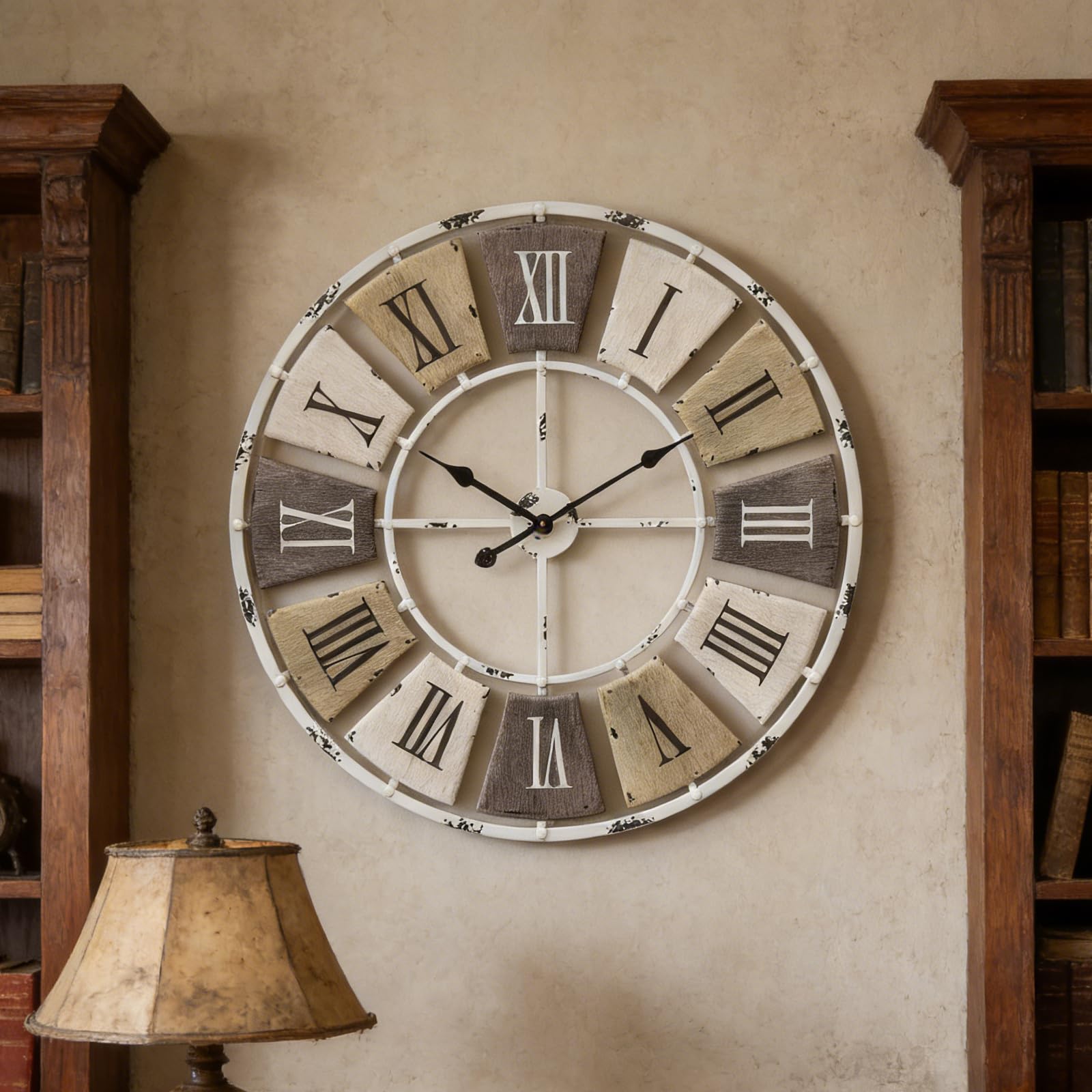 Horloge murale en métal vintage pour créer des souvenirs chaleureux au cœur du foyer