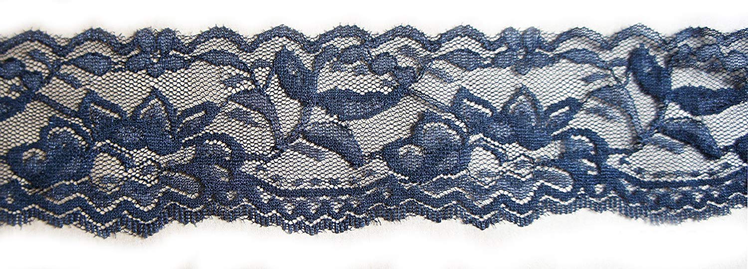 HAND ® NO.9601 Stretch Lace, 58mmW - 10 Meters (Black)