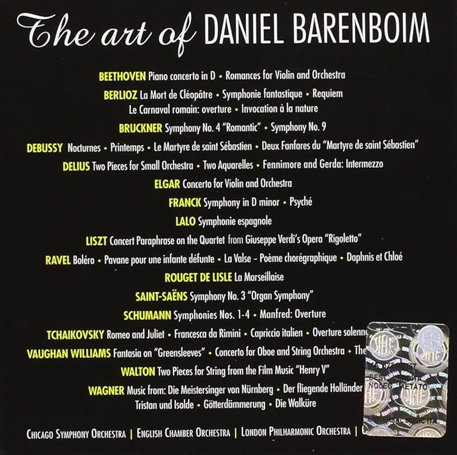 クラシック The Art of Daniel Berenboim クラシック The Art of Daniel Berenboim The Art of Daniel