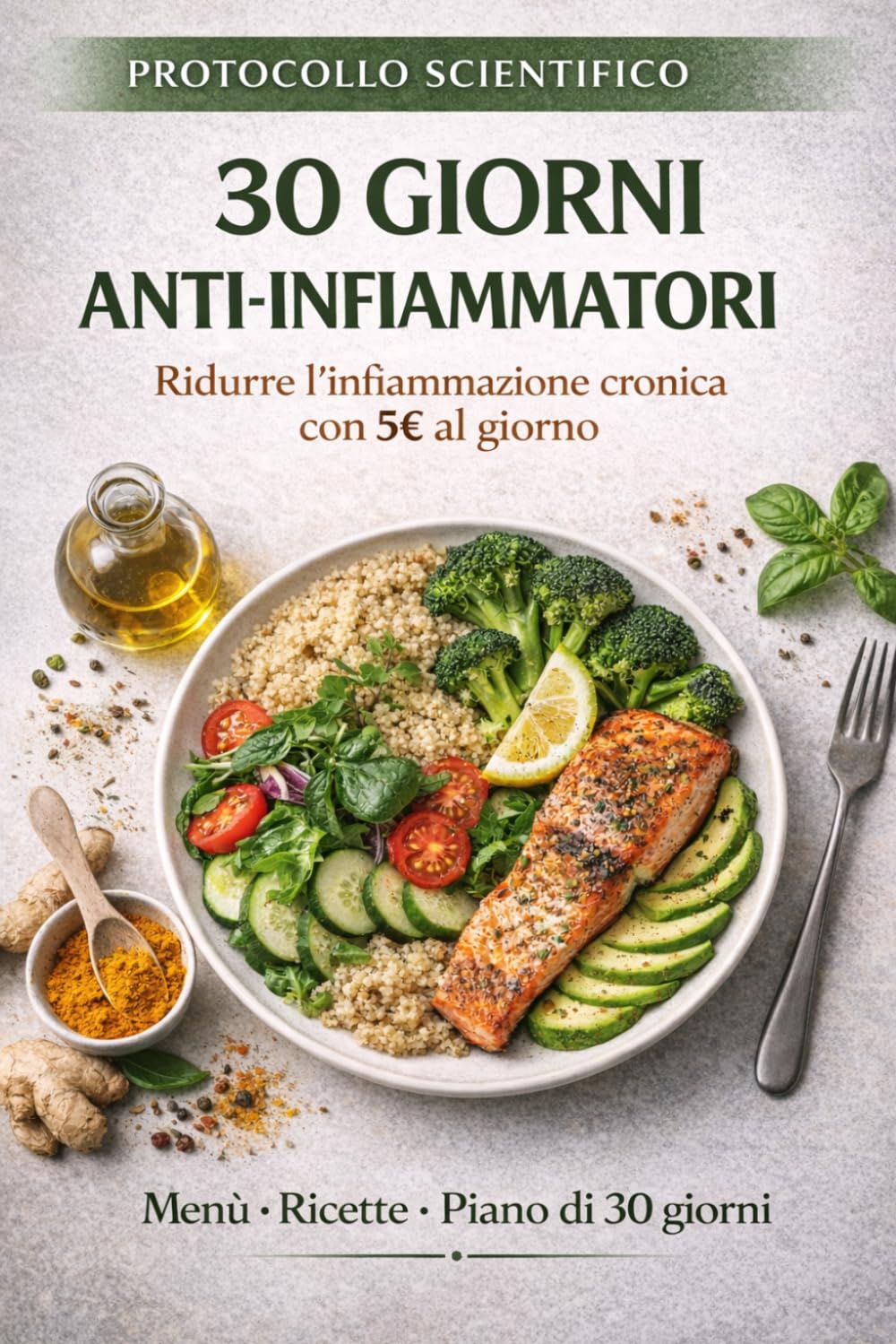 30 Giorni Anti-Infiammatori: Ridurre l'infiammazione cronica con 5€ al giorno