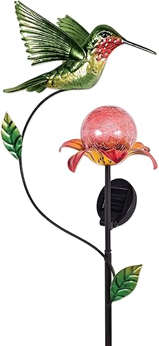 Miniatura 2 de Sunset Vista Designs 93837 Solar Collection - Estaca de jardín iluminada de 46 pulgadas, cardenal