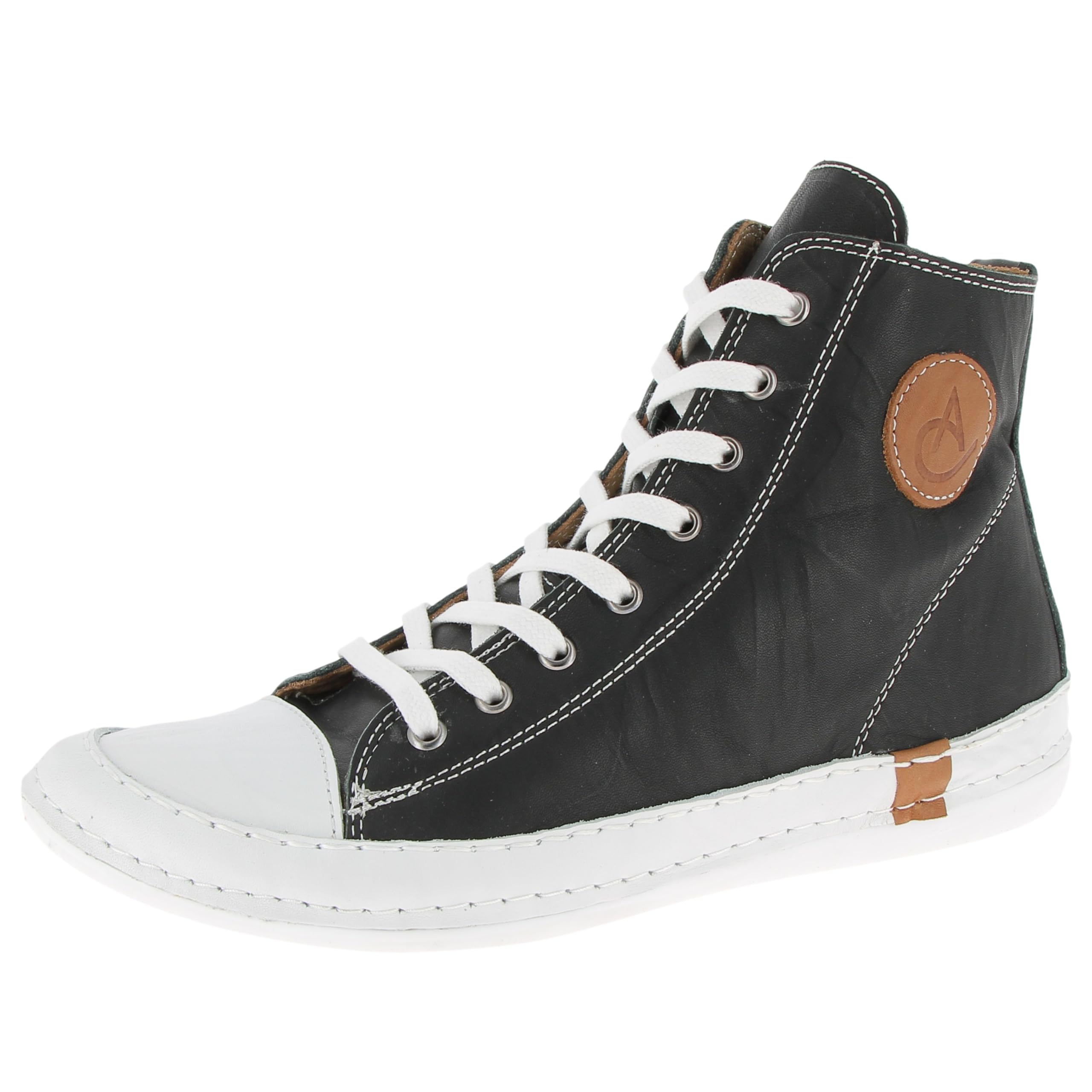Andrea Conti Women's Trainers, Black, 38 EU, Black, 6 UK