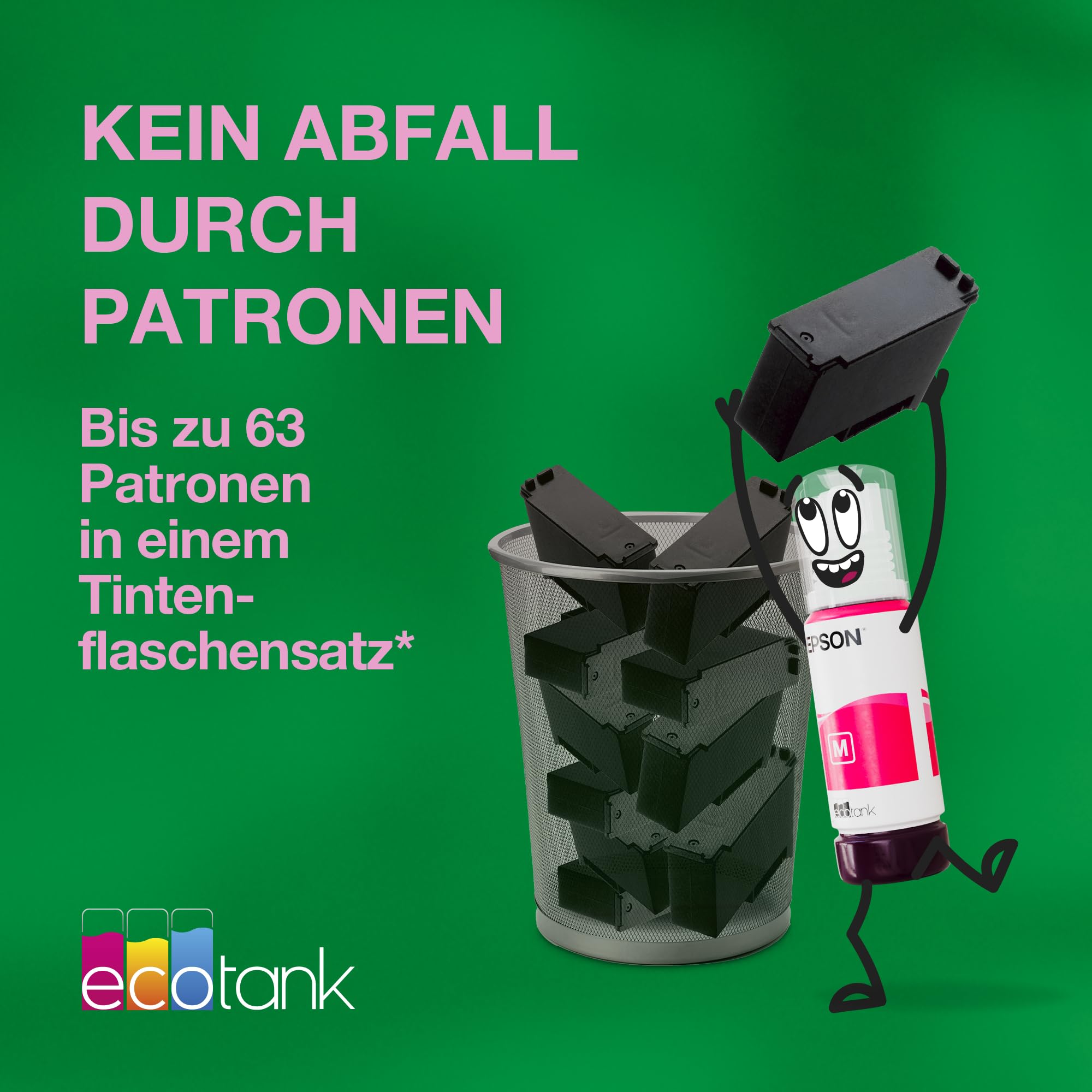 Epson EcoTank ET-2956 Weißer A4-Multifunktionsdrucker mit Wi-Fi & AirPrint Tintentank – Bild 4