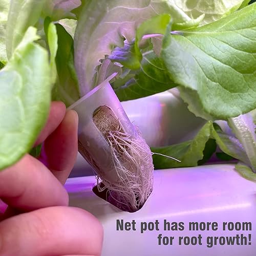 Miniatura 4 de Sistema de cultivo hidropónico NFT de 36 agujeros con ciclo especial de sincronización de fertilizantes, kit de plantas de jardín de tubería de PVC