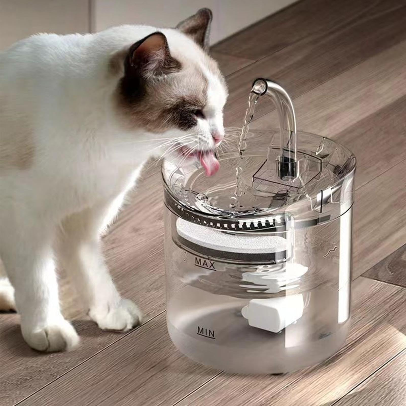 Fontana D'Acqua Per Gatti 2L Distributore D'Acqua A Automatico Silenzioso