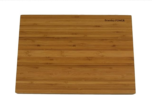 Bramley Power Bamboo Wood Kitchen Carving Butchers Chopping Board (Block)