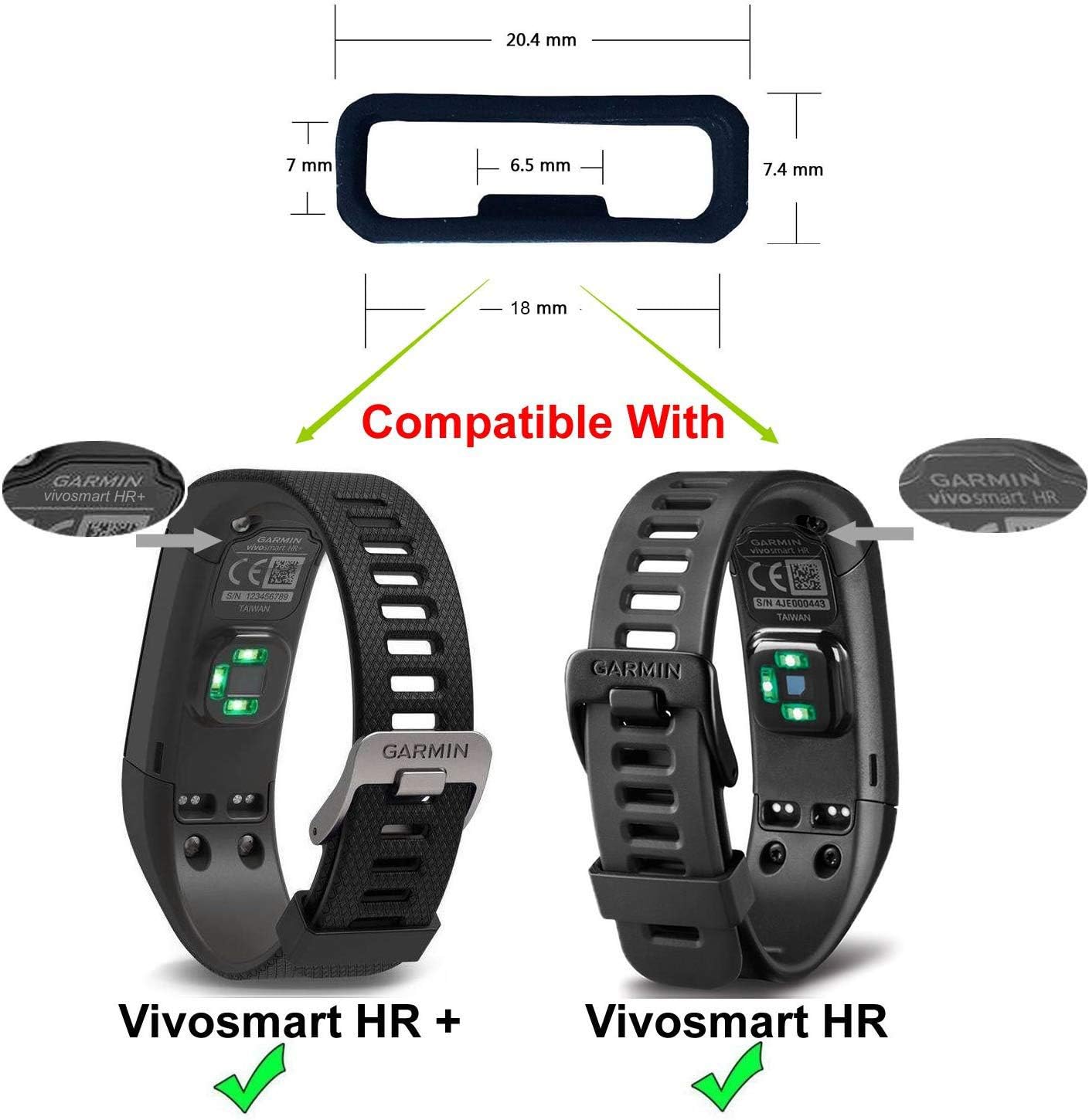 garmin vivosmart strap loop