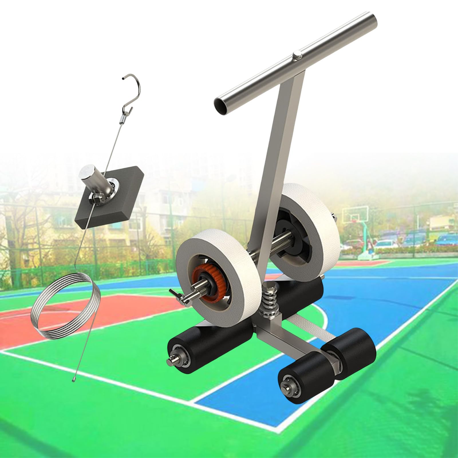 asdchZen Floor Tape Applicator, Court Line Tape Machine, Paint Tape Applicator Can Be Used For Floor Markings Such As Tiles Concrete Asphalt Etc,45Cm