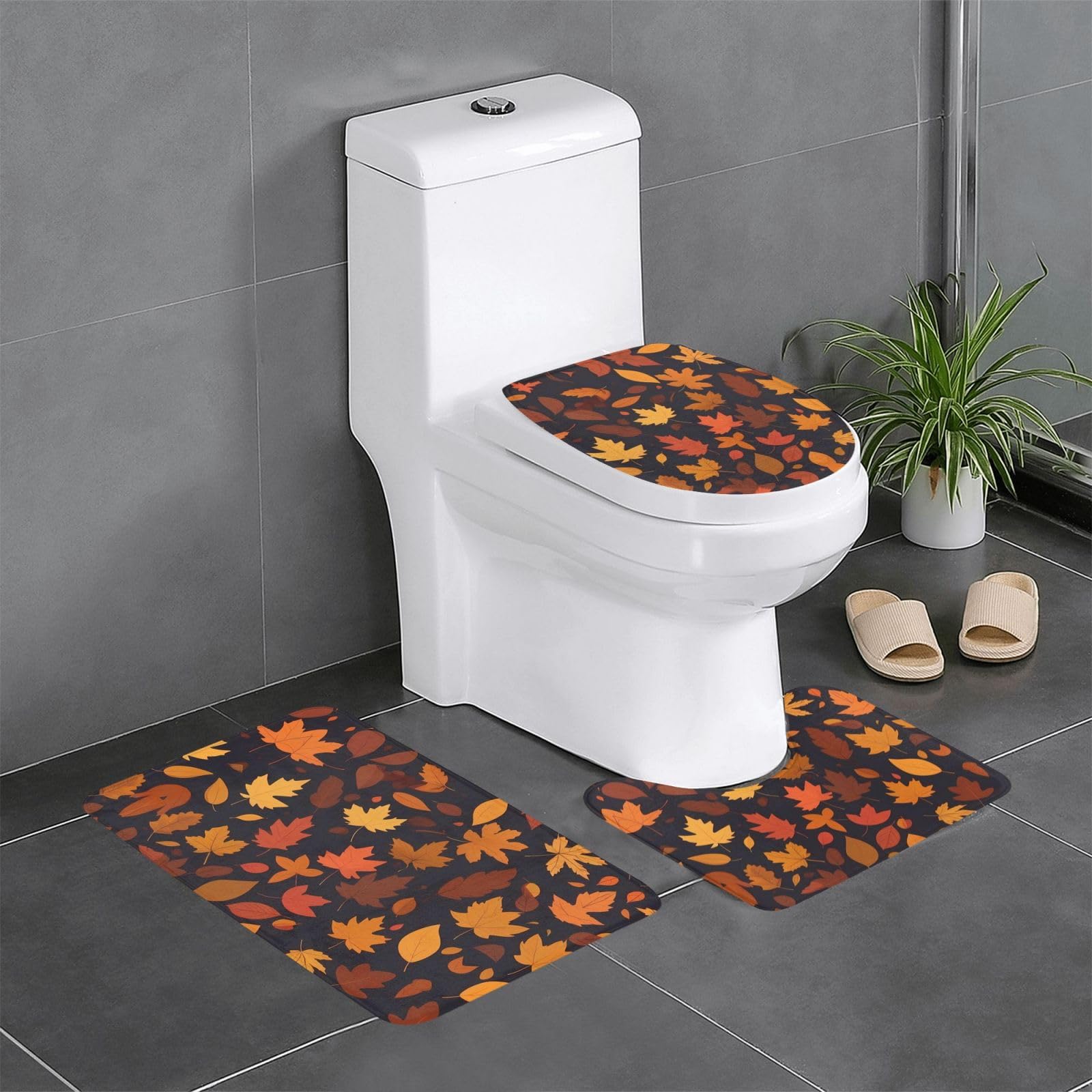 Tapis de salle de bain antidérapants pour éviter les glissades lot de 3