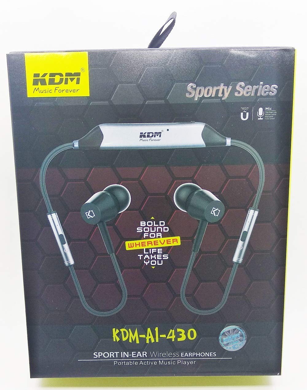 KDM Wireless Sports Sweatproof 