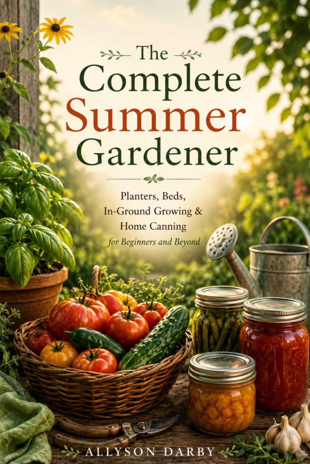 The Complete Summer Gardener: Planters, Beds, In-Ground Growing & Home Canning for Beginners and Beyond With Easy Vegetables, Raised Bed Tips, ... Preservation, and Seasonal Harvest Recipes