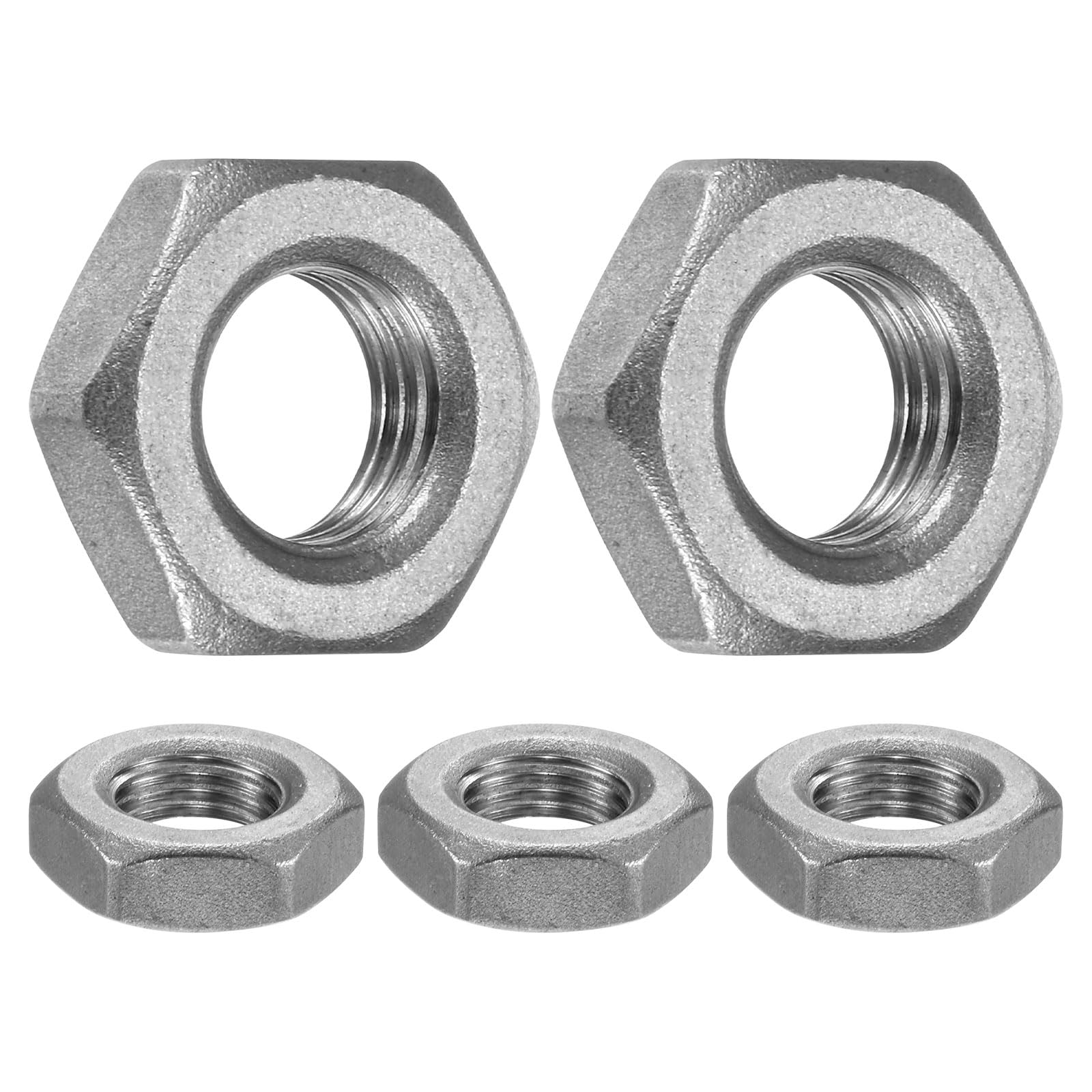 M METERXITY 5-Pack Cast Pipe Fitting Hex Locknut