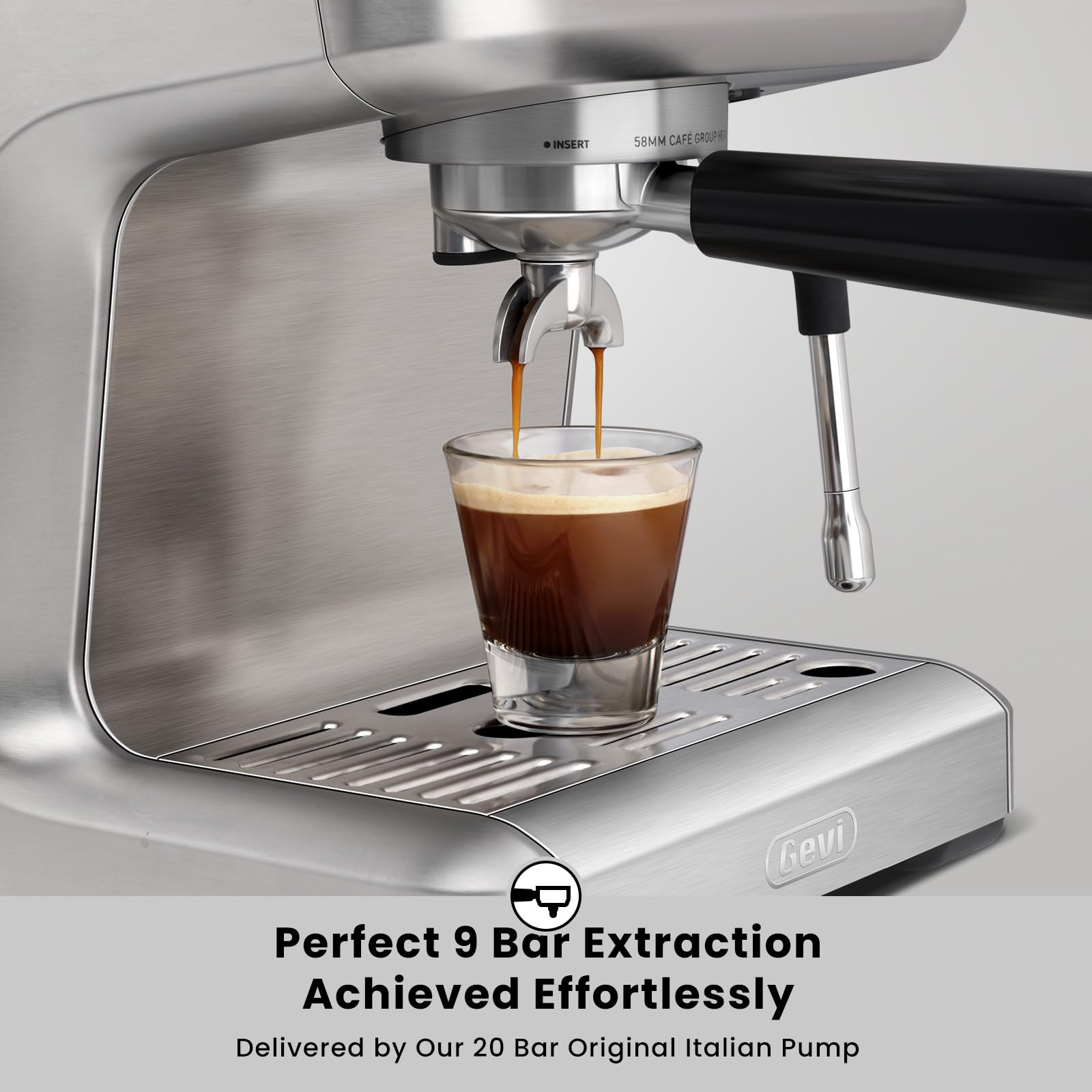 Extraction Breville Barista Express Manual Shot Breville BES870SLQ