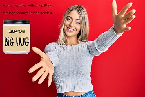 Vista 3 de Regalos de velas de abrazo para mujeres y hombres, regalos únicos de amistad y condolencias para cualquier ocasión