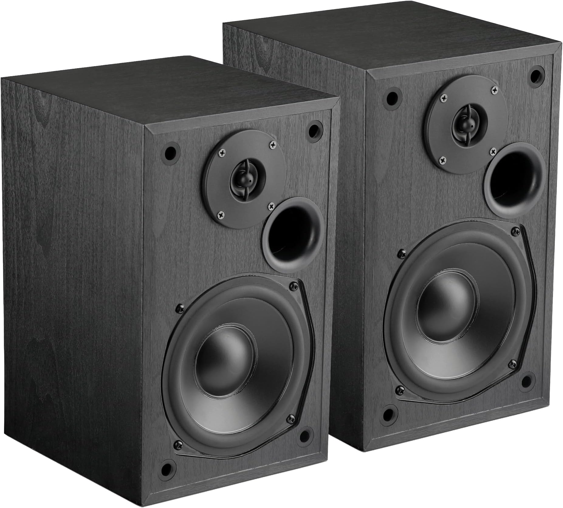 MTX Audio MONITOR5i 5.25 Inch Bookshelf Speakers, 2-Way Home Audio Pair, Black