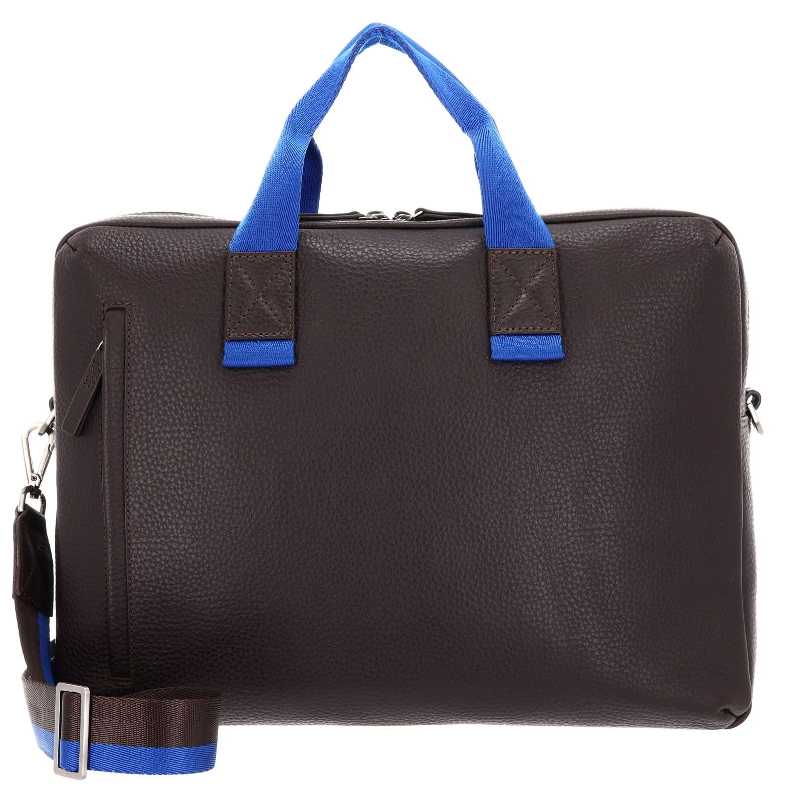Leonhard Heyden Pelle borsa da ufficio laptop bag con scomparto per laptop Tokio Aktenmappe 2 Fächer 8201 Schokoladenbraun marrone scuro