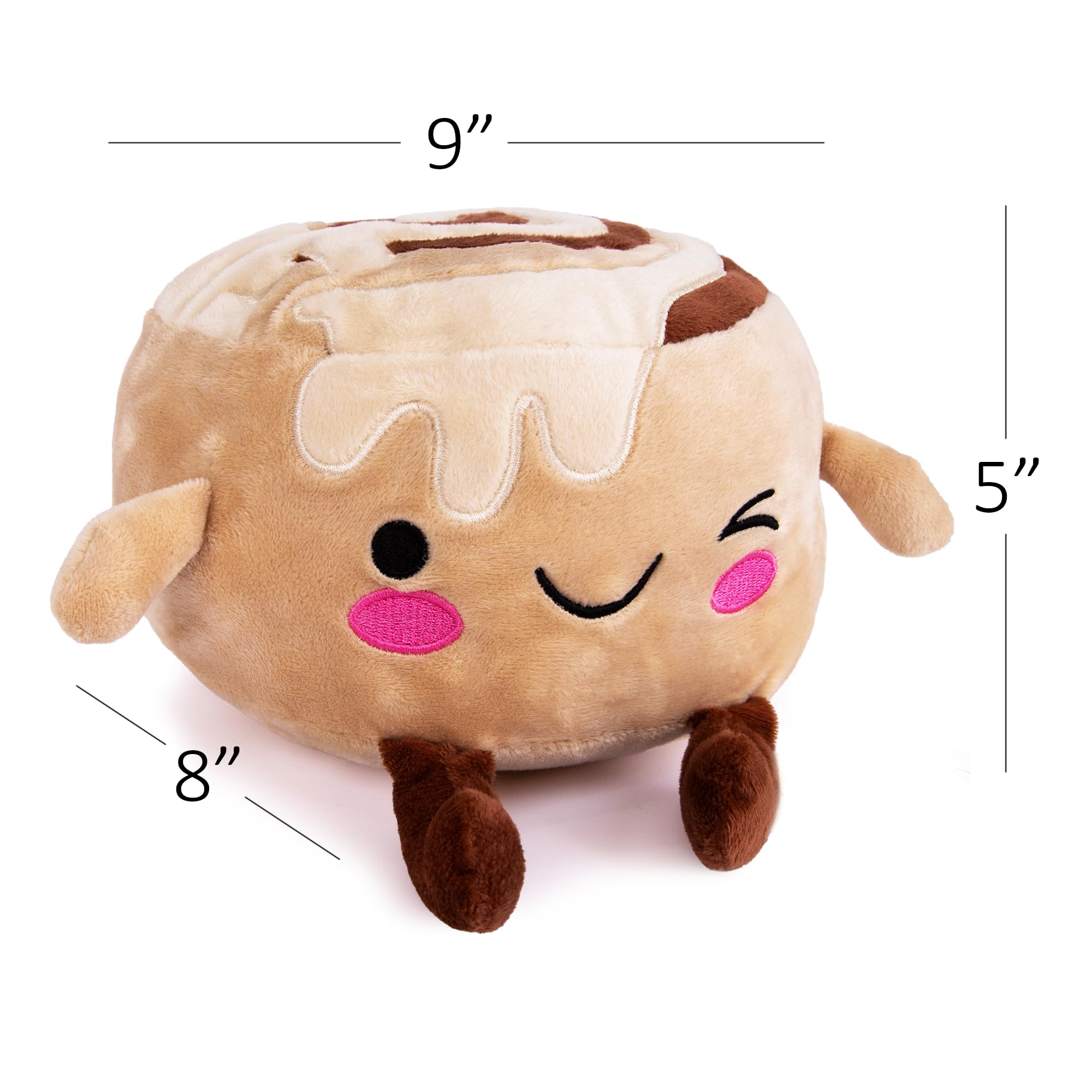 Amazon.com: ArtCreativity Kawaii Cinnamon Roll Stuffed Animal Food