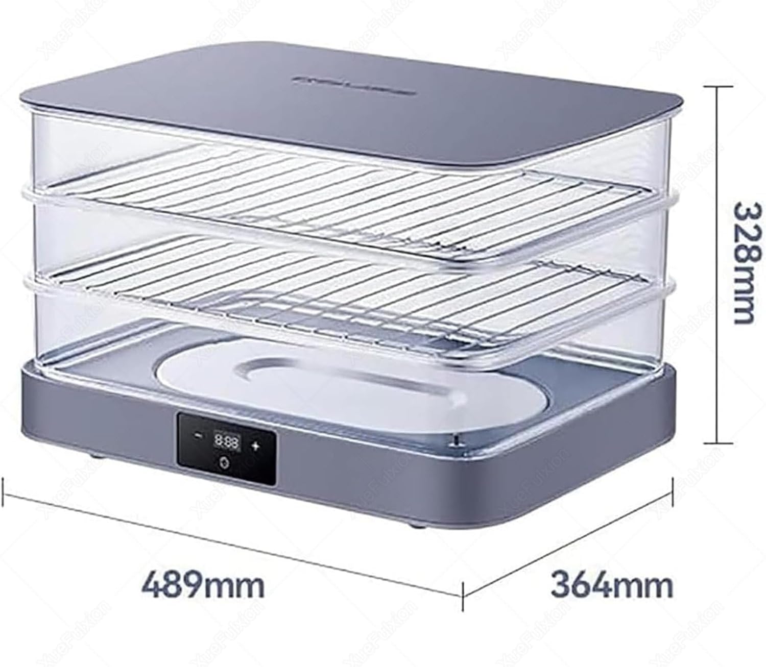 Bread Proofing Box Multi Function Yogurt Fermenter Natto Maker Warming Cabinet - 40l Electric Dough Fermentation Machine Adjustable Temperature, Humidity & Proofing Time, Energy Saving