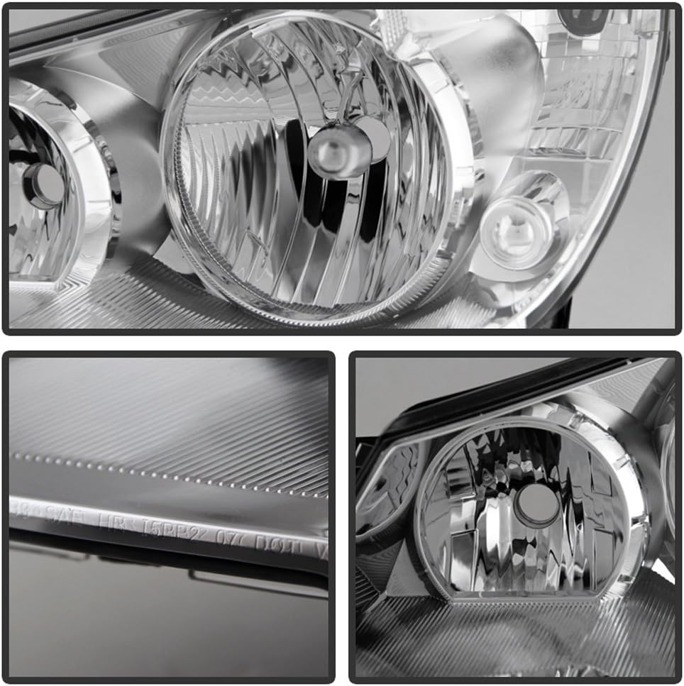 ACANII - For 2007-2010 Chrysler Sebring 4Dr Sedan Headlights Headlamps Head Lamps Replacement Driver + Passenger Side
