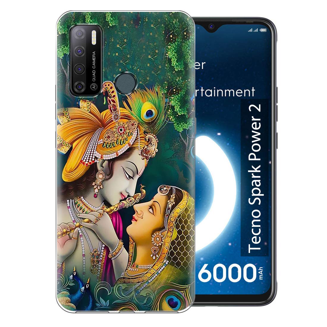 Fashionury Printed Soft Silicone Designer Pouch Mobile Back Cover for Tecno Spark Power 2 Case and Covers | for Boys & Girls -P028 (B08HH99YNJ) Amazon Price History, Amazon Price Tracker