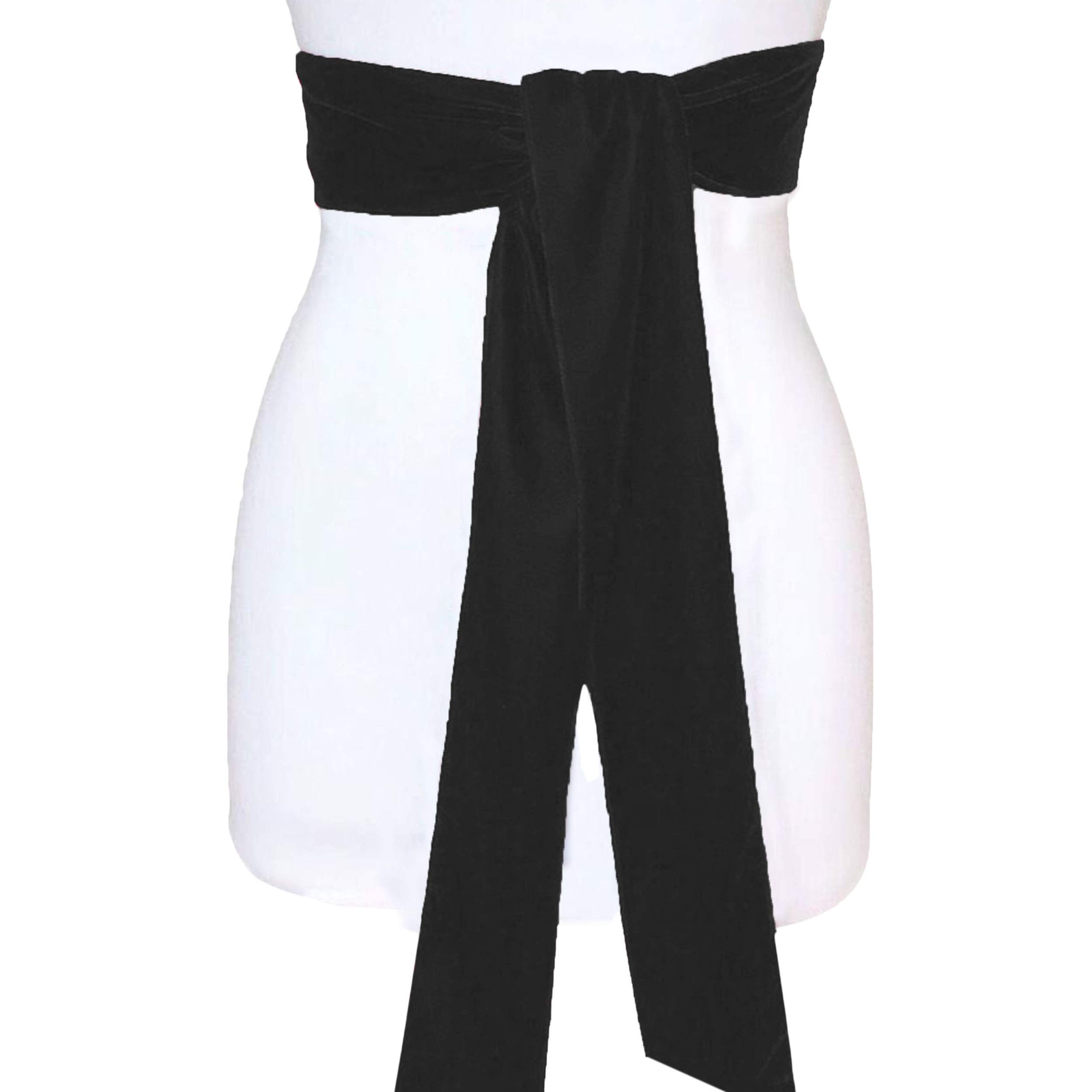 black velvet belt for dress Victorian Ladies Black Velvet Belt (Size XS) | Dickens | Downton Abbey