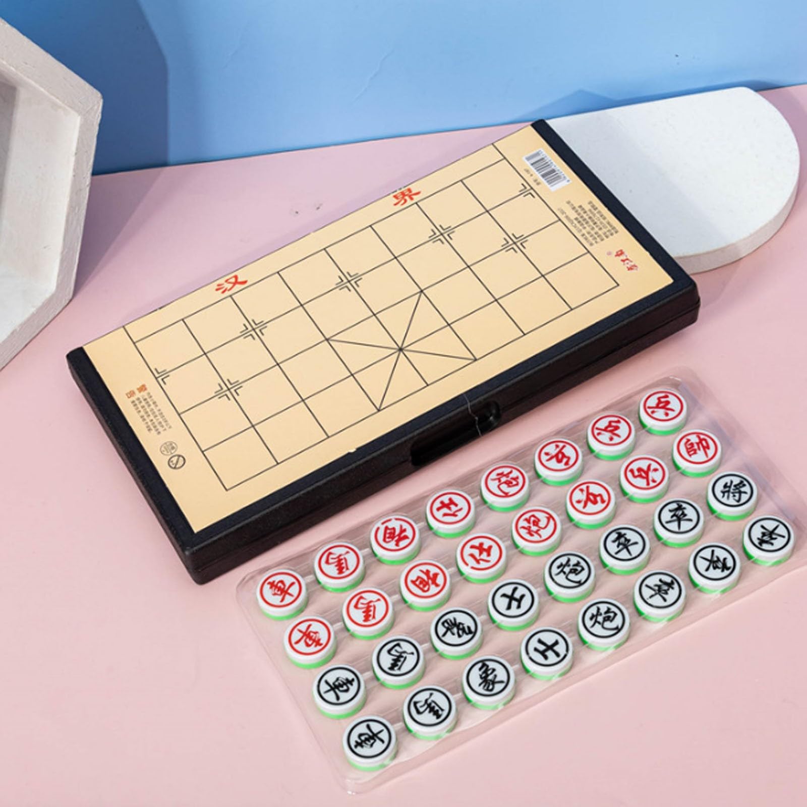 Juego de Viaje magnético clásico Weiqi y Gomoku con Piezas de plástico para Aprender y entretenerse(a+b+c,29 * 30cm)