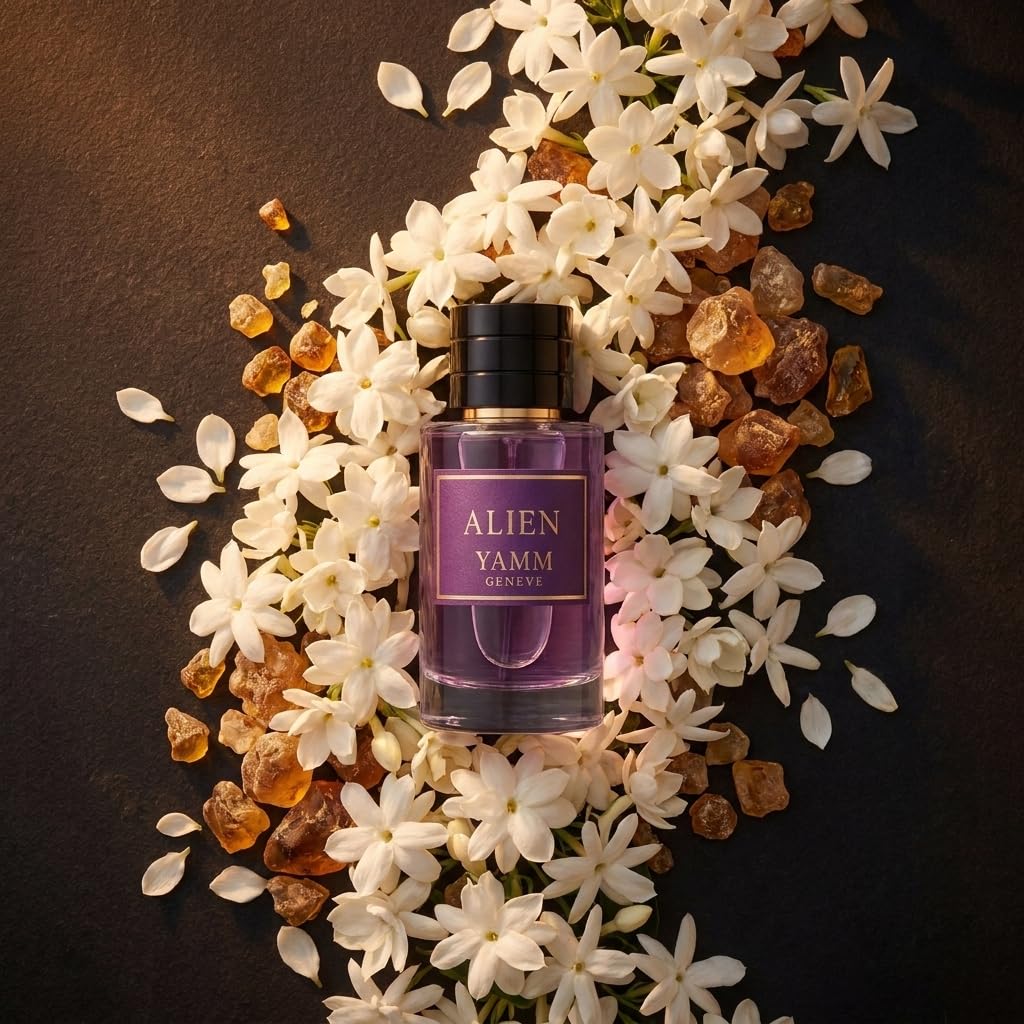 Alien | Extrait de Parfum Damen 50 ml | Jasmin Sambac & Amber | Orientalisch-holziger Duft | Mystische Eleganz & Langanhaltend
