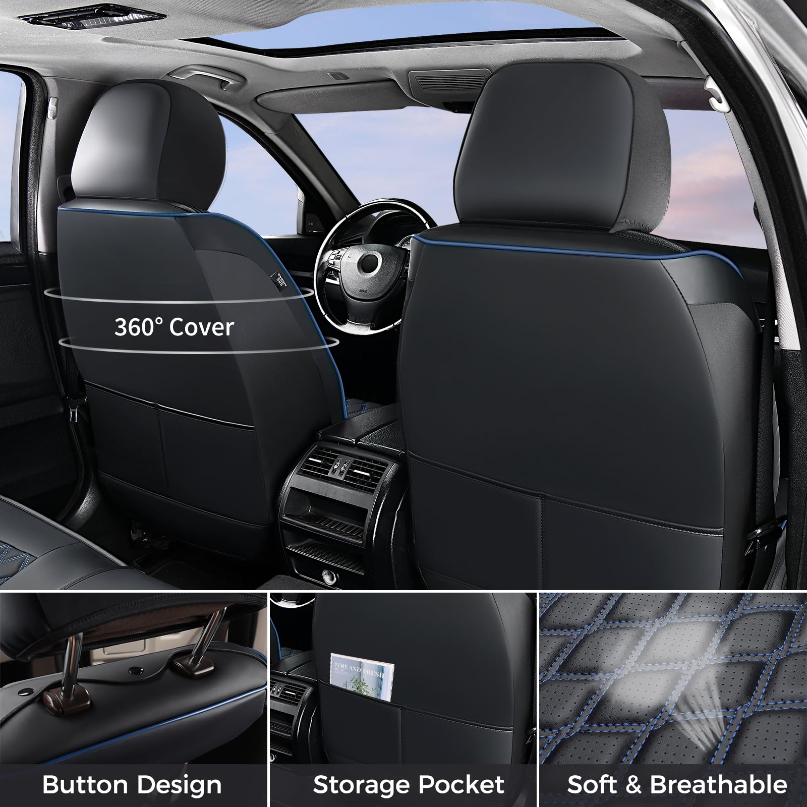 Amazon.co.jp: Huidasource フロントシートカバー ラングラー JK用