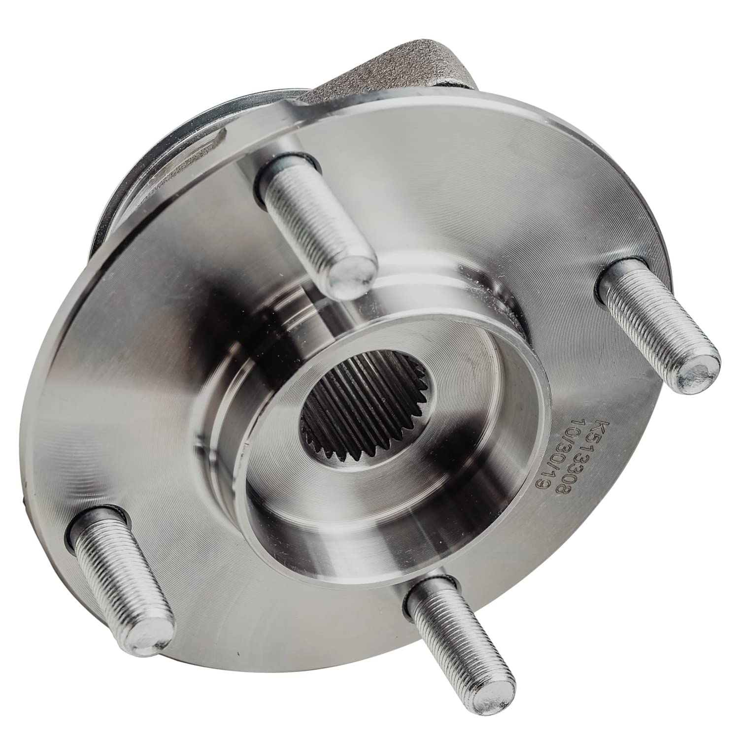 Front Wheel Bearing Hub Assembly – Fits 2007-2010 Nissan Versa WITHOUT ABS, 4-Lug, 2-Piece Set