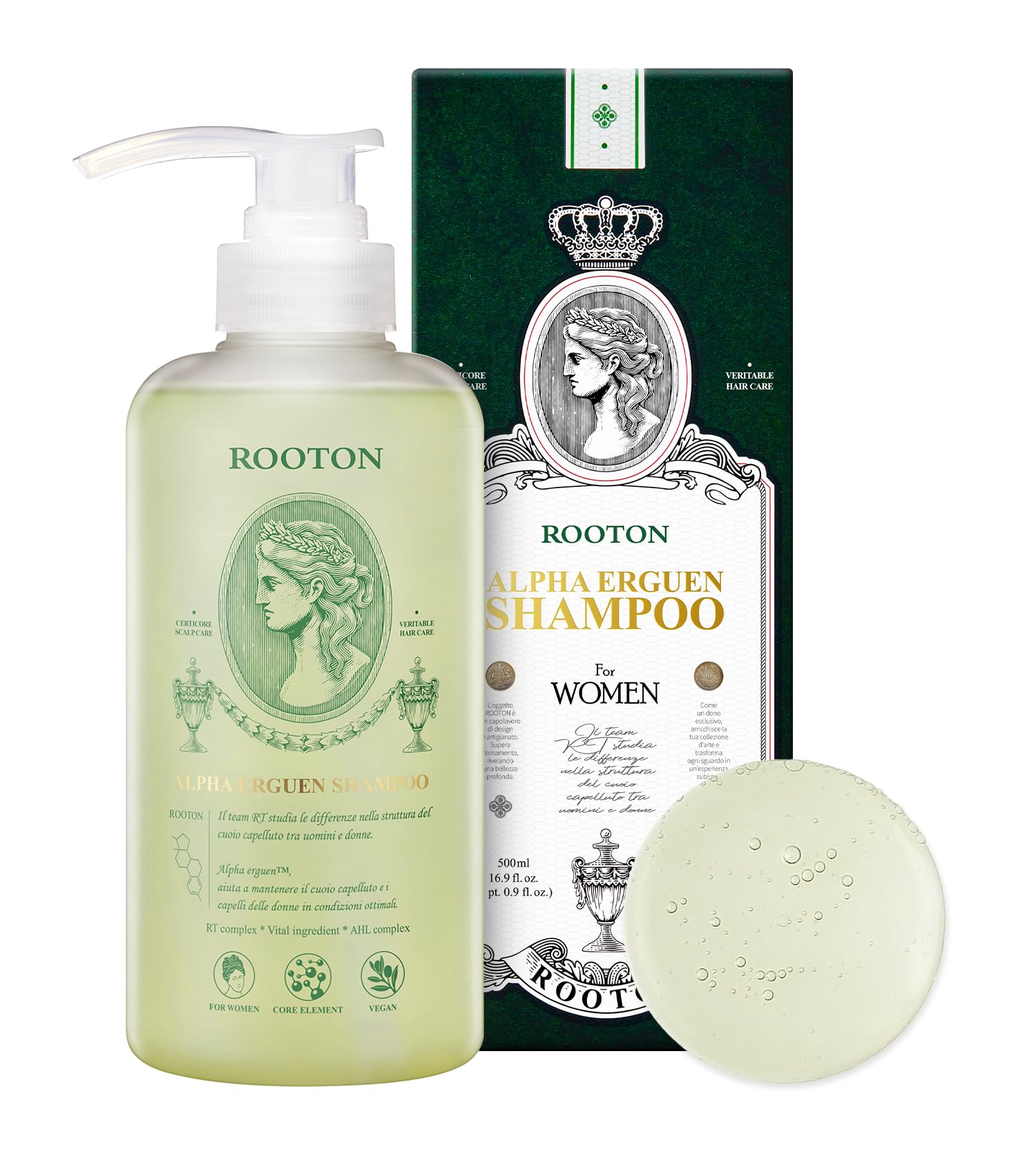 ROOTON ルートン アルファエルゲンシャンプー 500ml ×2 Amazon | 【ルートン/ROOTON公式】アルファエルゲン™シャンプー 500ml