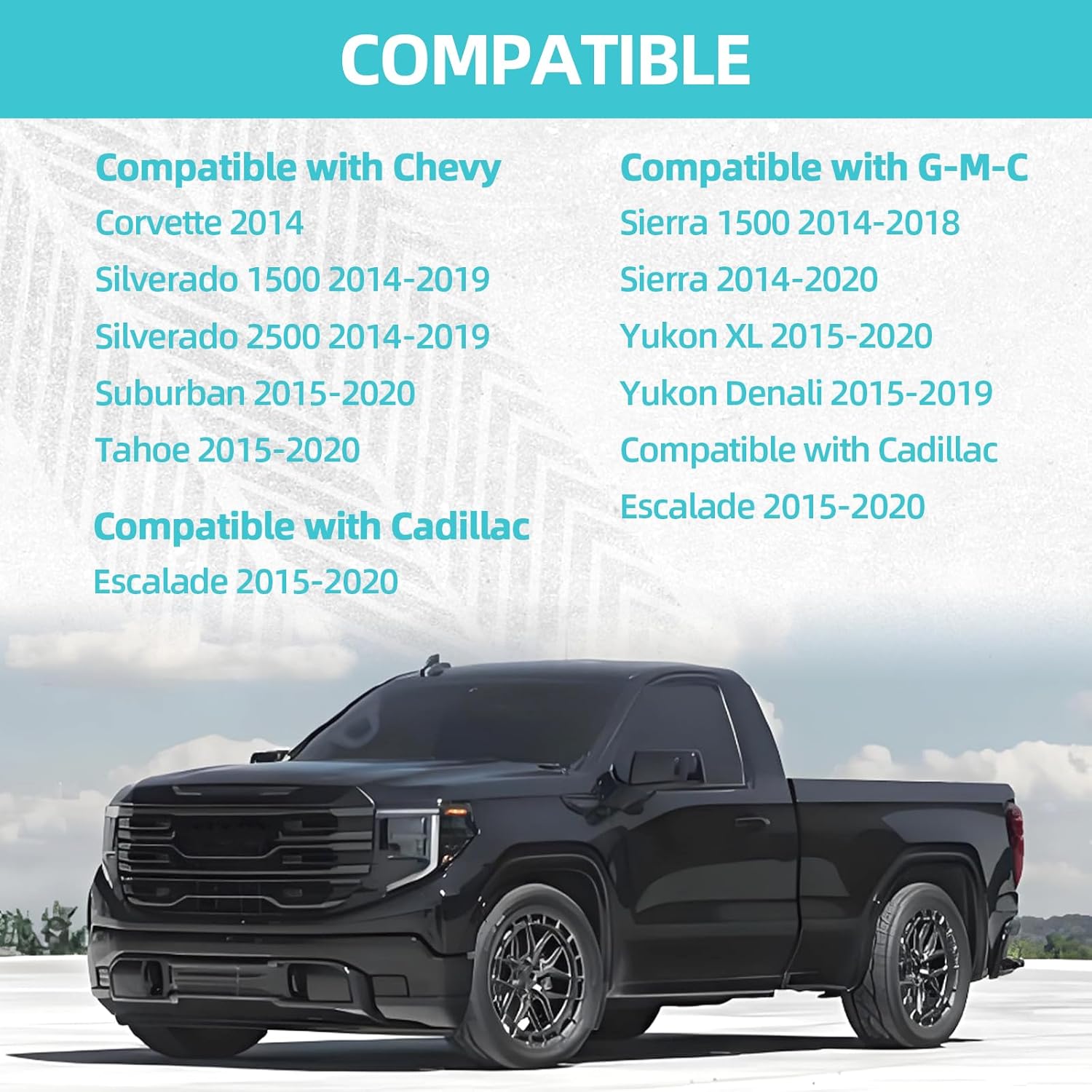 15-11125 Engine Coolant Thermostat Housing Assembly Compatible with 2014 2015 2016 2017 2018 2019 2020 Chevy Silverado, GMC Sierra 4.3 5.3 5.3L 6.2L Thermostat Housing Assembly