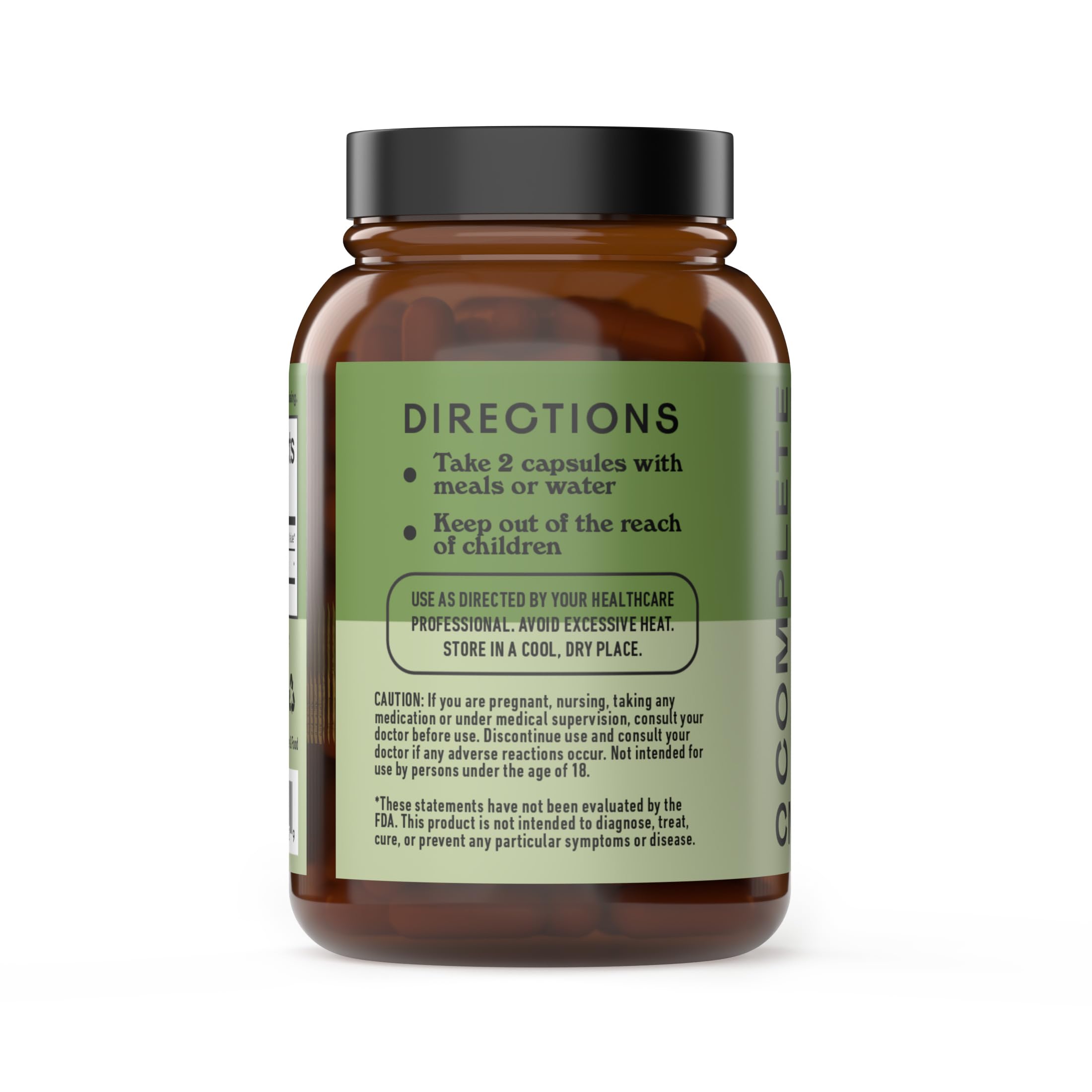 Complete Natural Products Organic Chlorella Capsules, 500mg, 100ct, Pure Green Algae Superfood, Detox & Immune Support, Vitamin B12 & Chlorophyll Rich, Plant-Based, Vegan, Non-GMO — Amazon image 3