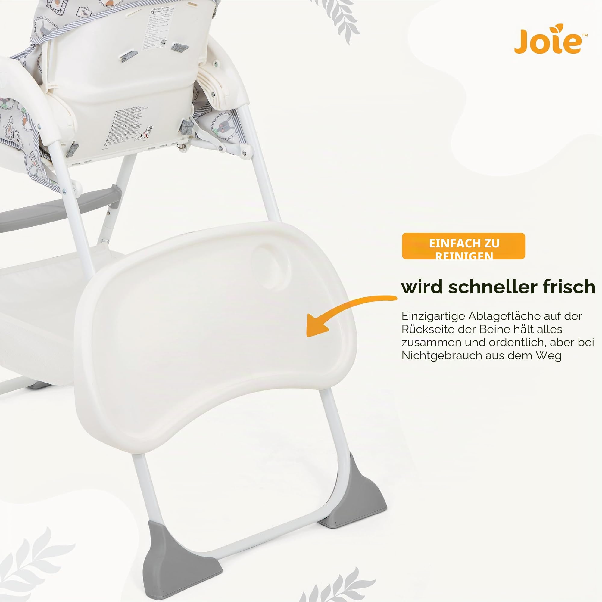 Joie Mimzy Snacker Hochstuhl mit großem Tablett Portrait | H1127AAPOR000