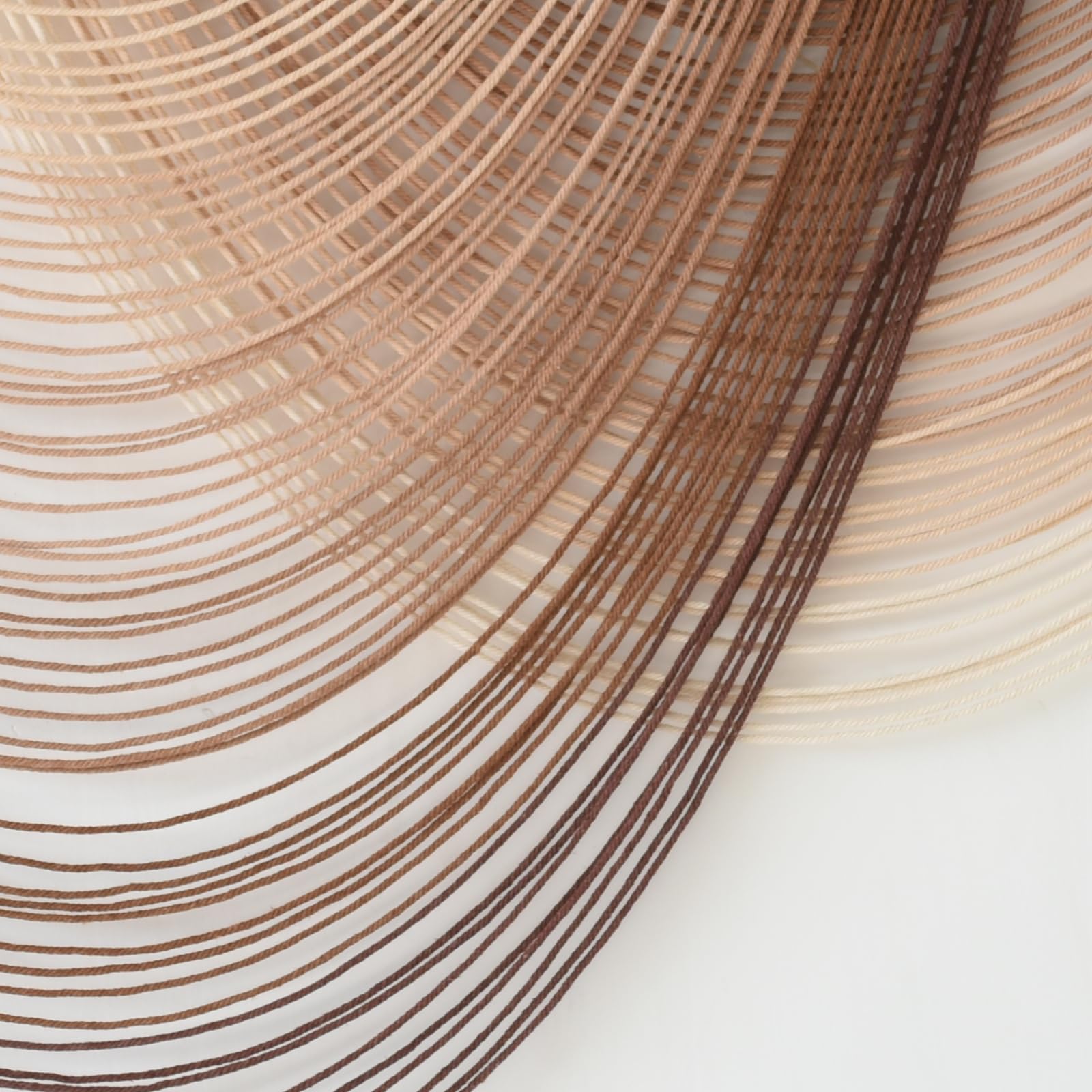 Macrame Wall Hanging Dip-Dye Boho Home Decor Fiber Wall Art Craftsmanship Bedroom Livingroom 57" W x 39" L