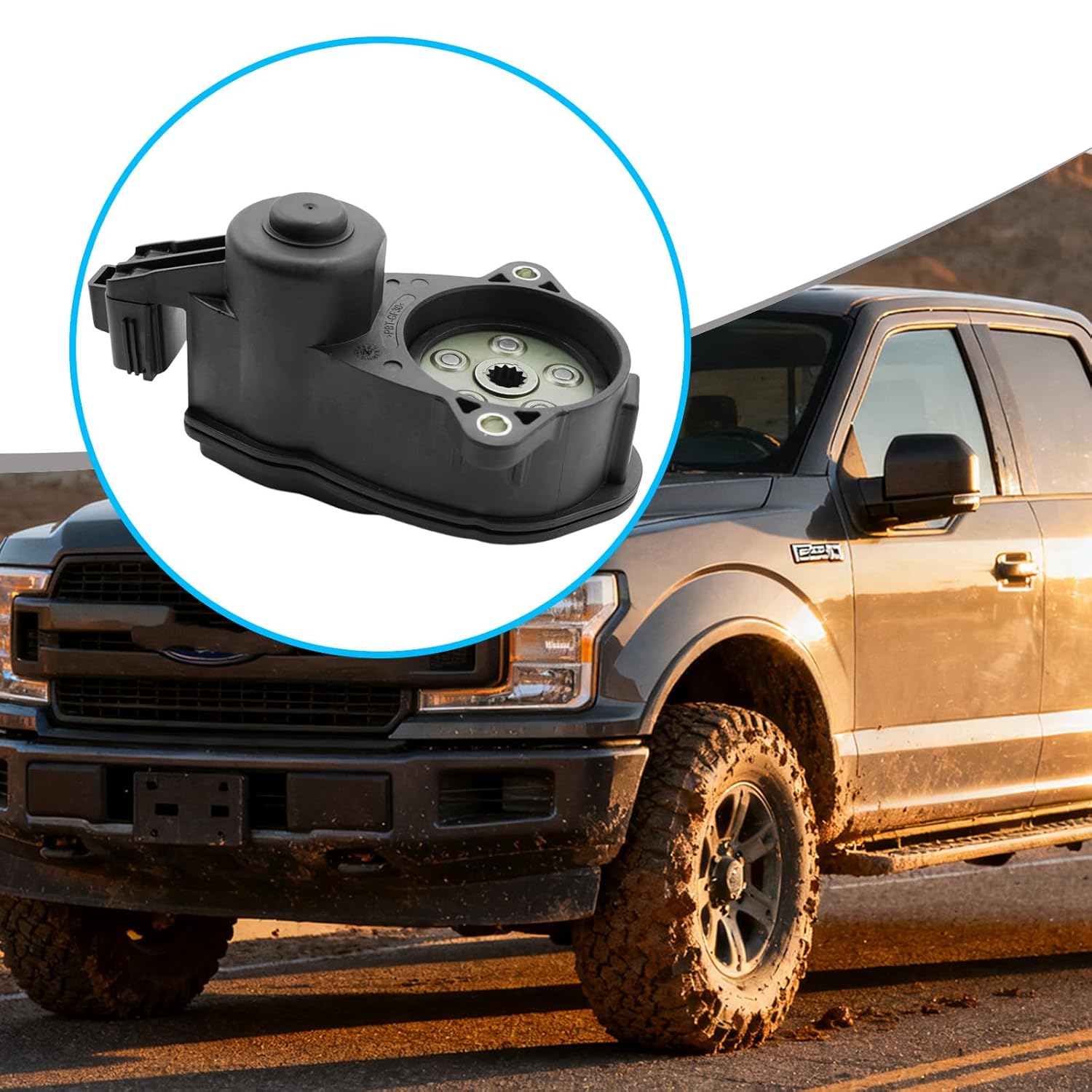 Rear Parking Brake Actuator Motor Replacement for JL3Z-2B712-B JL3Z2B712C Fit for Medium Heavy Duty Ford F-150 Expedition Navigator