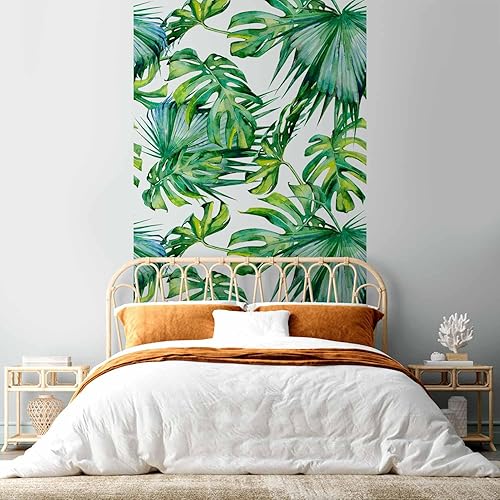 Miniatura 5 de artgeist Mural de pared Tropical de 58 x 110 pulgadas - Mural de pared autoadhesivo para despegar y pegar, calcomanía extraíble, imagen de primera