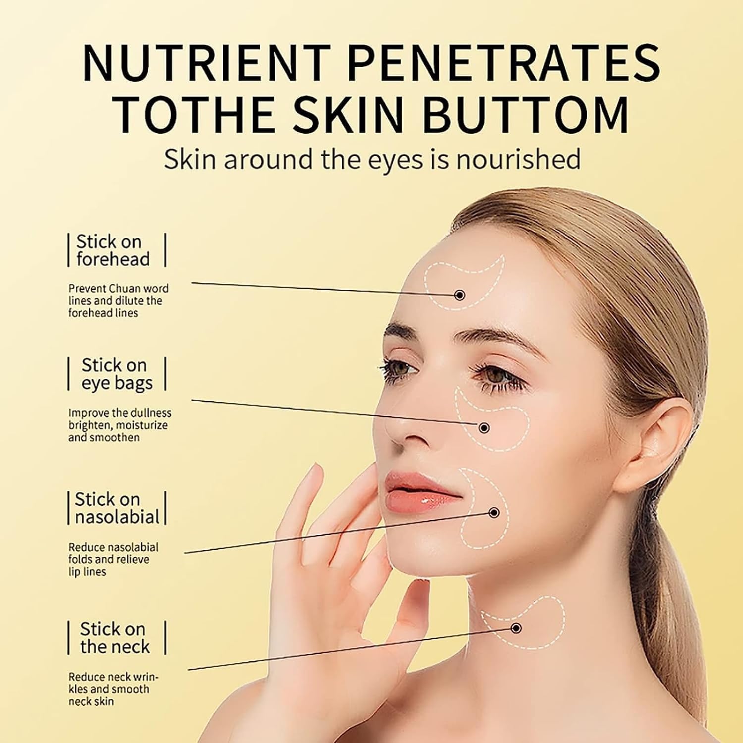 MapD 24k Gold Under Eye Patches (60 PCS) eye mask, Collagen Skin Care Products, Eye Patches for Puffy Eyes masks for dark circles, Wrinkles and puffiness, Revitalises and Refreshes Your Skin 2