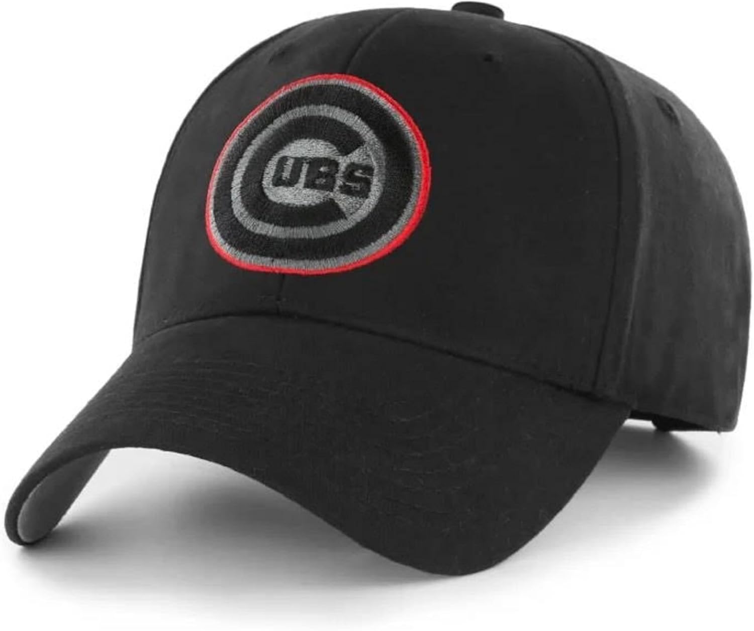 Officially Licensed Chicago Youth Boys Girls Baseball Hat Classic Edition Kids MVP Adjustable Embroidered Team Logo Cubs Black Cap