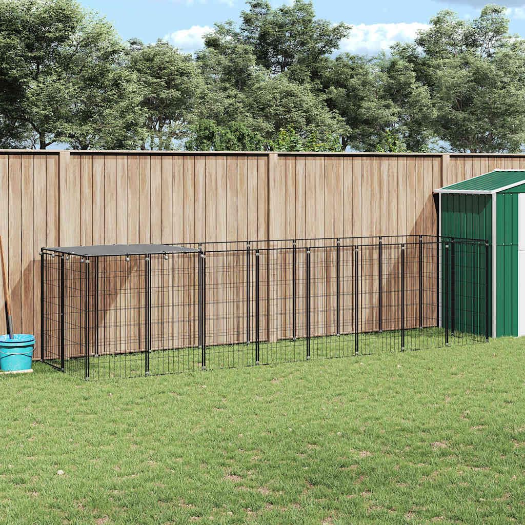 Cuccia nera, 4,84 m², in acciaio